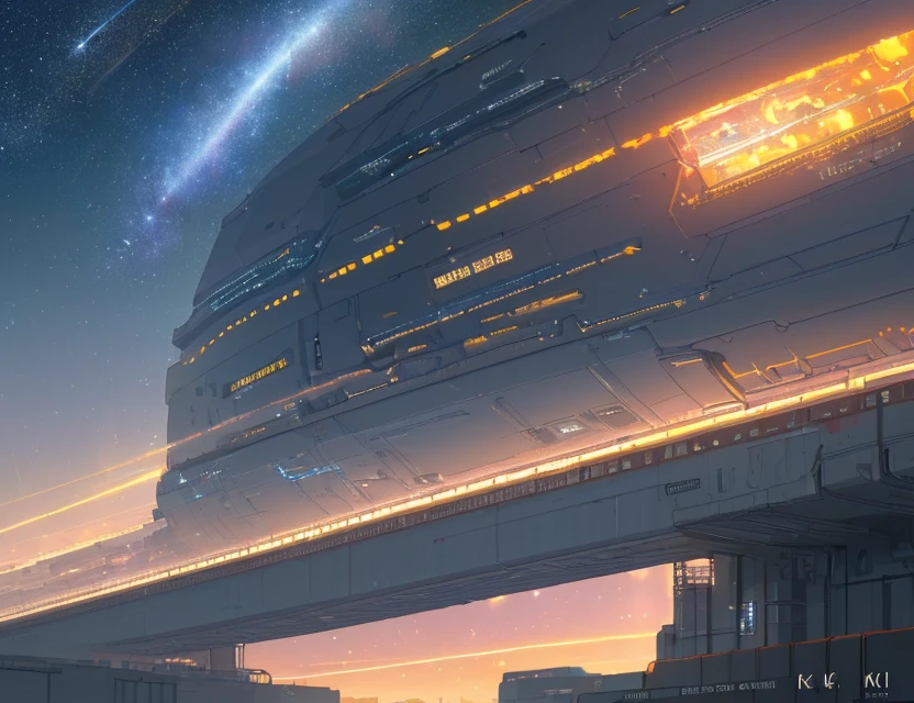 (((8k, RAW Photo, Best Quality, Masterpiece: 1.4))), Ultra High Resolution, Ultra Detailed, Illustration, Close Up, Environment Only, Futuristic City, Technological, Night, Starry Sky, Future, Imagination, Outdoors