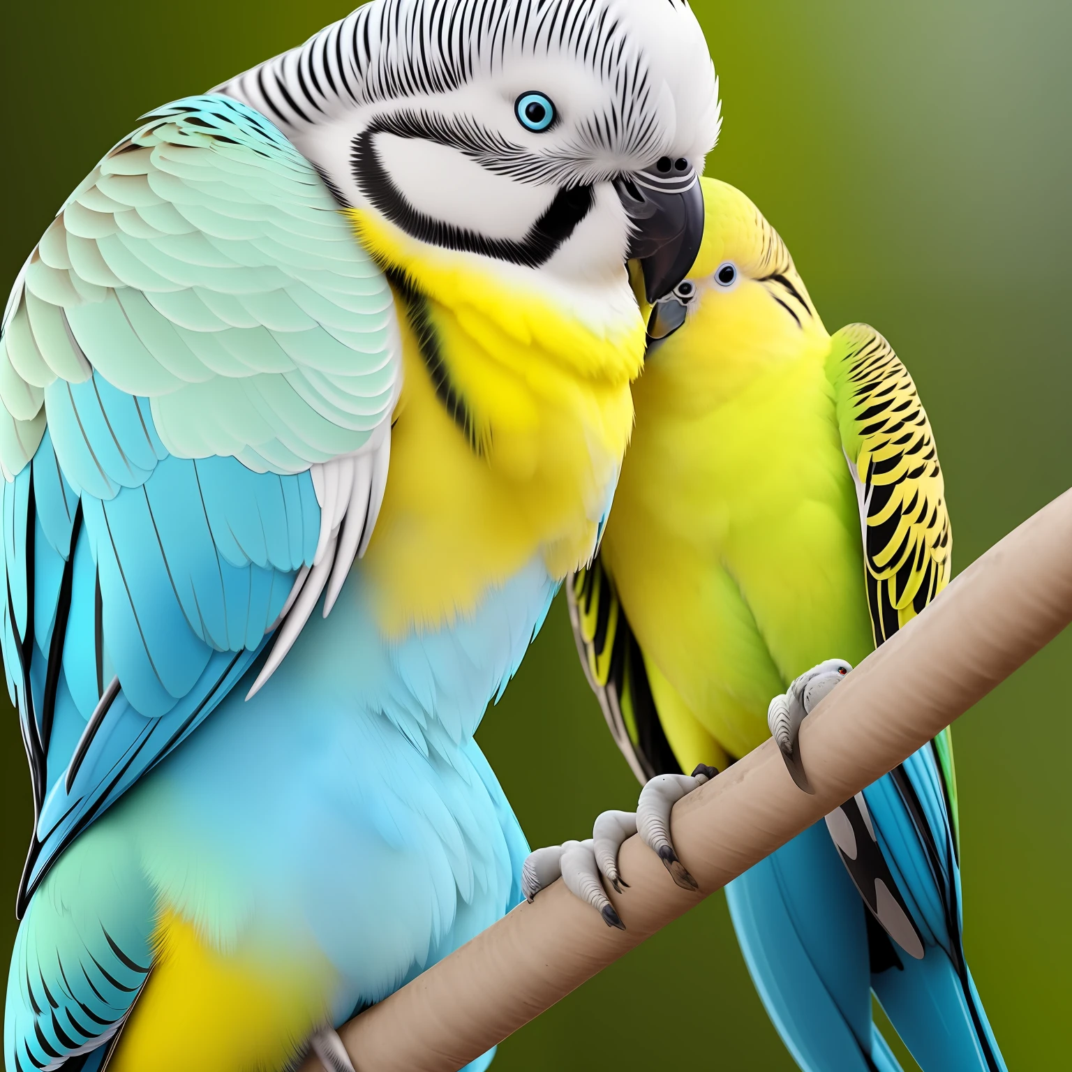 Budgerigar warrior