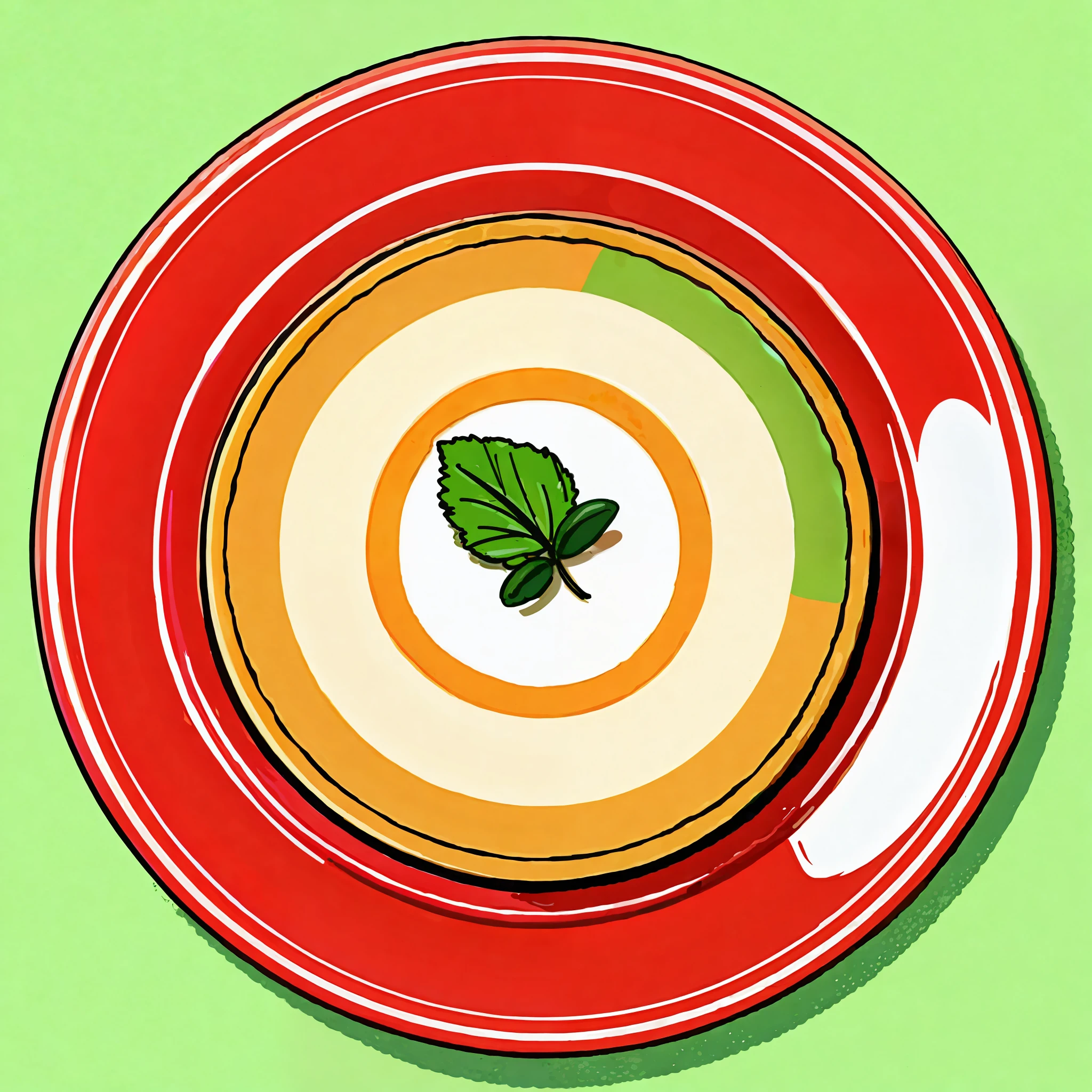food plate with vegetables, beans, rice, clean shaded vector art, amazing food illustration, high quality illustration, 3d icon for mobile game, commercial illustration, cartoonish vector style, cel shaded vector art, plate full of food, kitchen, aspic, colorful illustration, center image