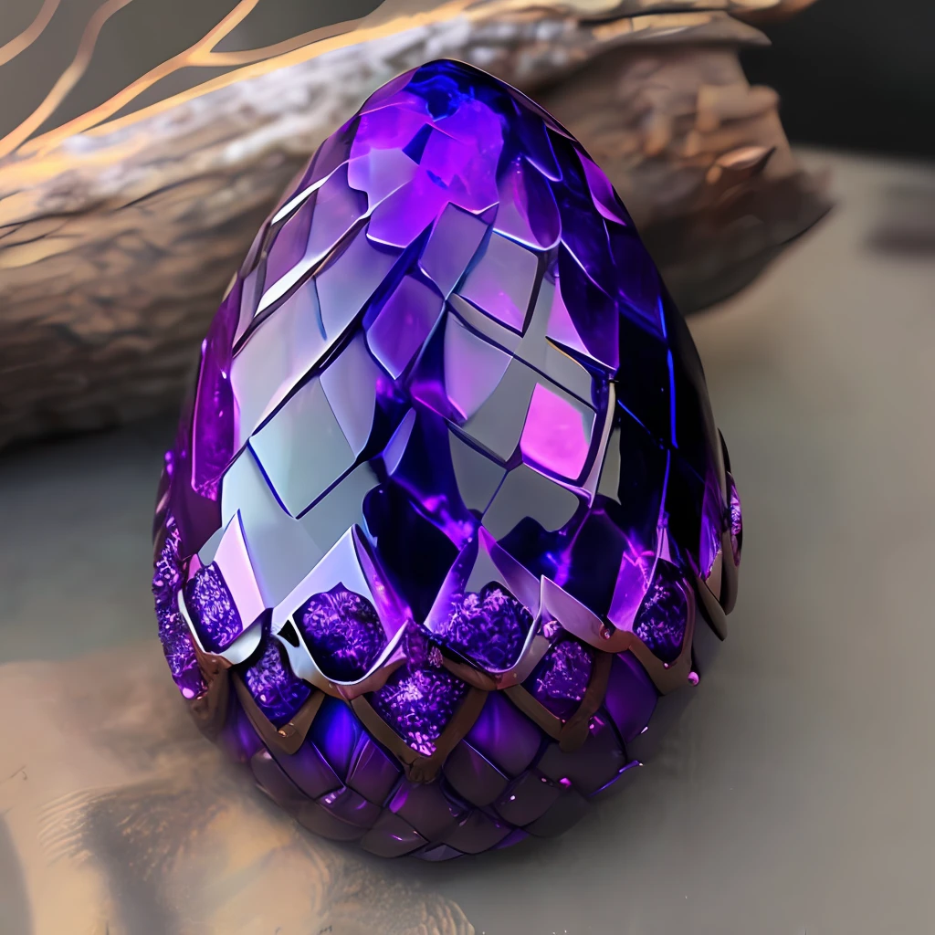 dragon egg, purple color, purple crystals, pink crystals, blue crystal