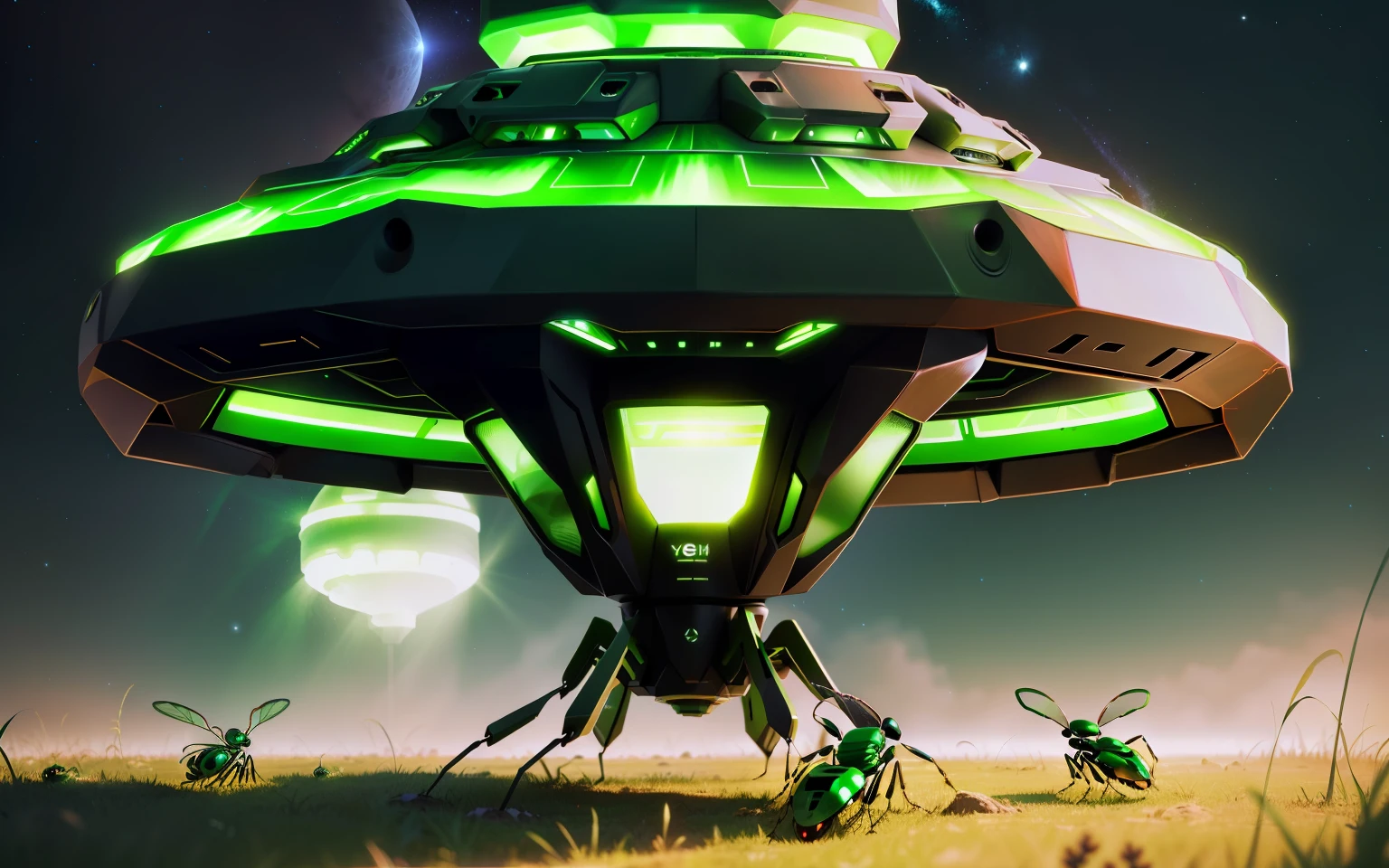 ufo, Green ants