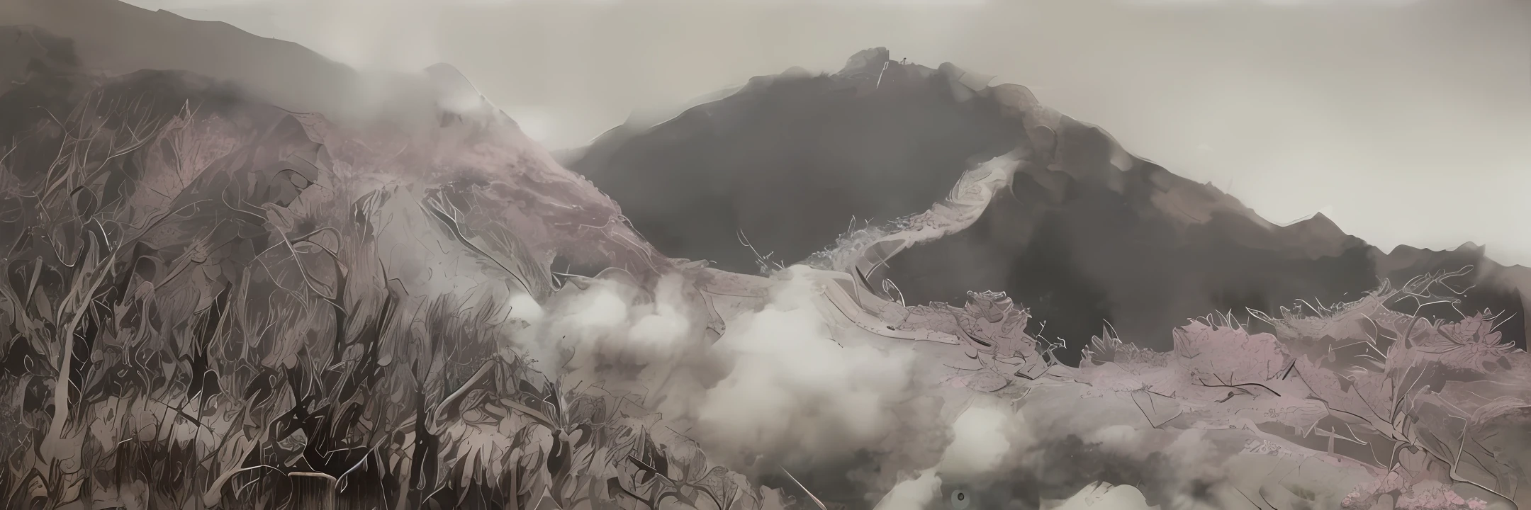 Thousands of miles of the Great Wall, peach blossoms bloom, wolf smoke, wars, 100,000 soldiers, big war