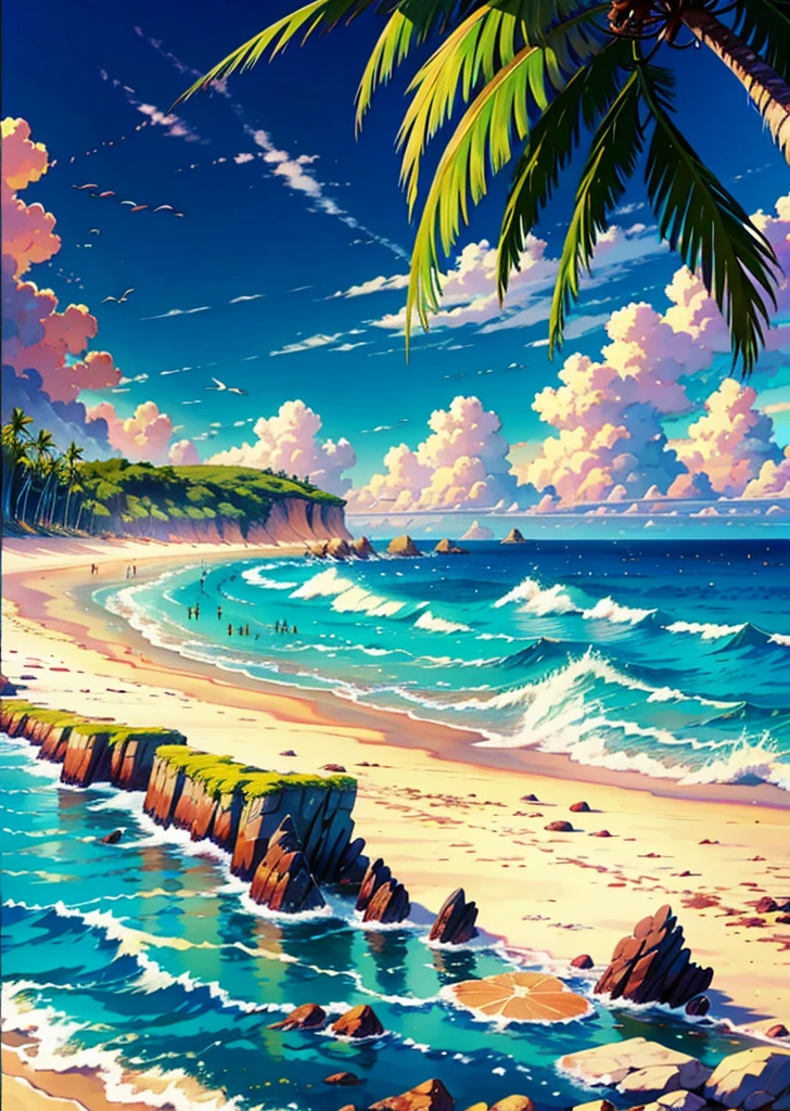 summer, sun, ocean, beach--v6