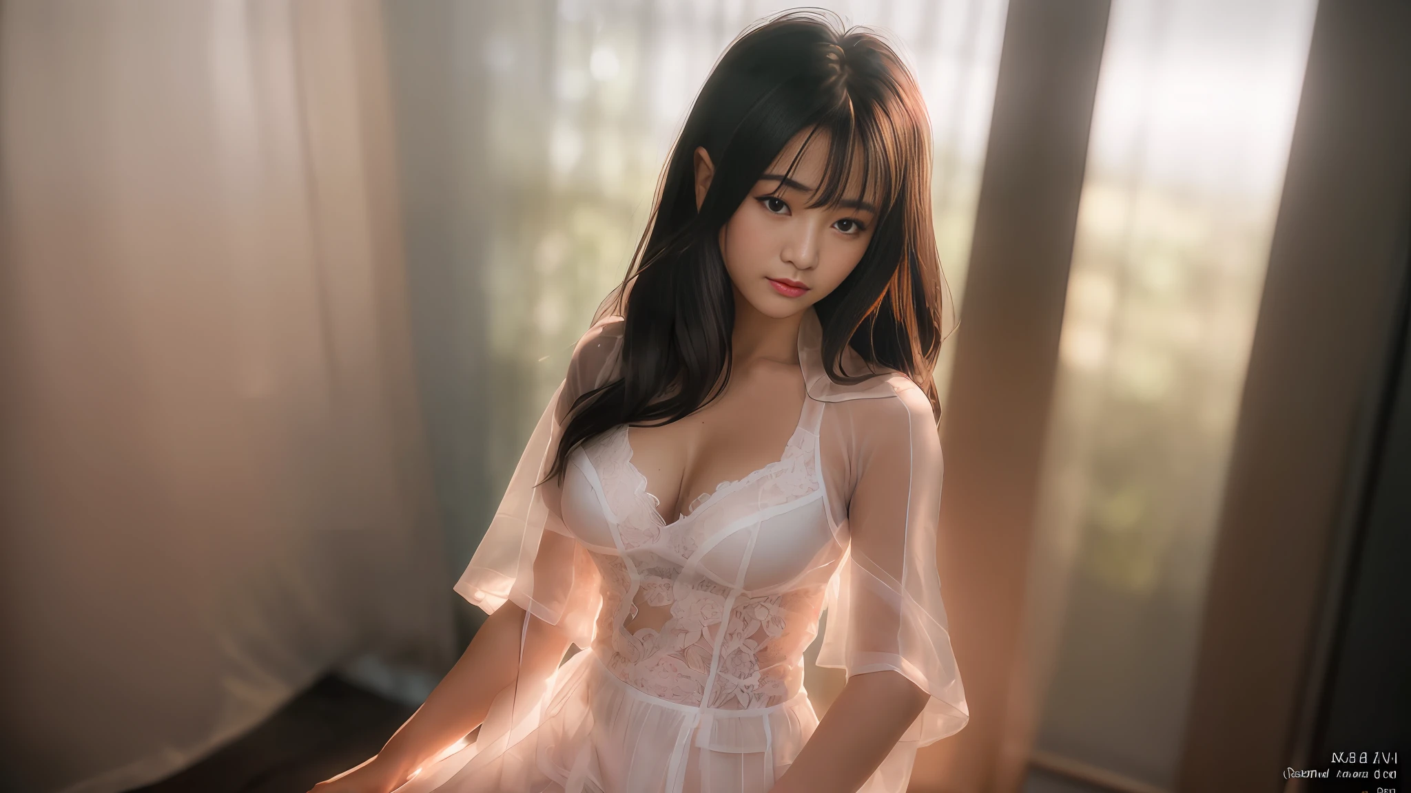 Beautiful 22 year old asian woman in white transparent lace nightgown dress,
foreshortening, white transparent lace skirt, upskirt, black lingerie ,bare feet, dramatic lighting, highest quality, movie stills, (delicate face, big eyes, mature, very beautiful, big saggy breasts, (torn skirt), perfect face, looking at viewer, (skin details), [muscle], ((dirty)), (mud), (storm clouds: 0.7), (sunny: 0.6), dark, natural light, (direct light: 0.4), 8mm film grain, Sony a9 II, 24mm lens, F/2.8 aperture, deep focus, (original), 8k, (sfw:1.5)