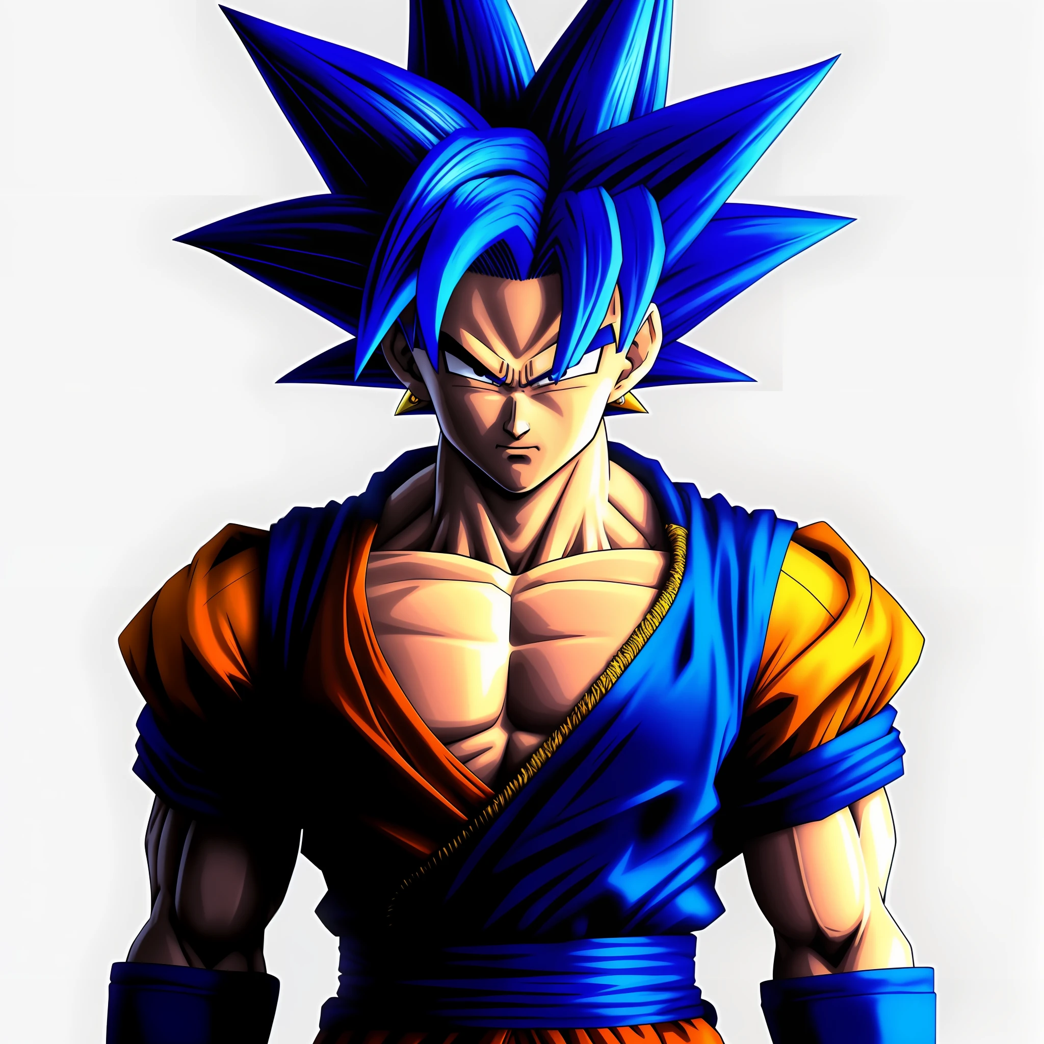 A closeup of a very detailed figure of Dragon Ball, Photorealistic human Gohan, Super Saiyan, Highly detailed portrait of Gohan, Anime Styled 3D, Gohan, Son Gohan, Portrait of Gohan, Dragon Ball Artstyle, Human Gohan, Super Sayian Gohan, 3D anime poster, Gohan of Dragon Ball, Gohan of Dragon Ball, Art HD