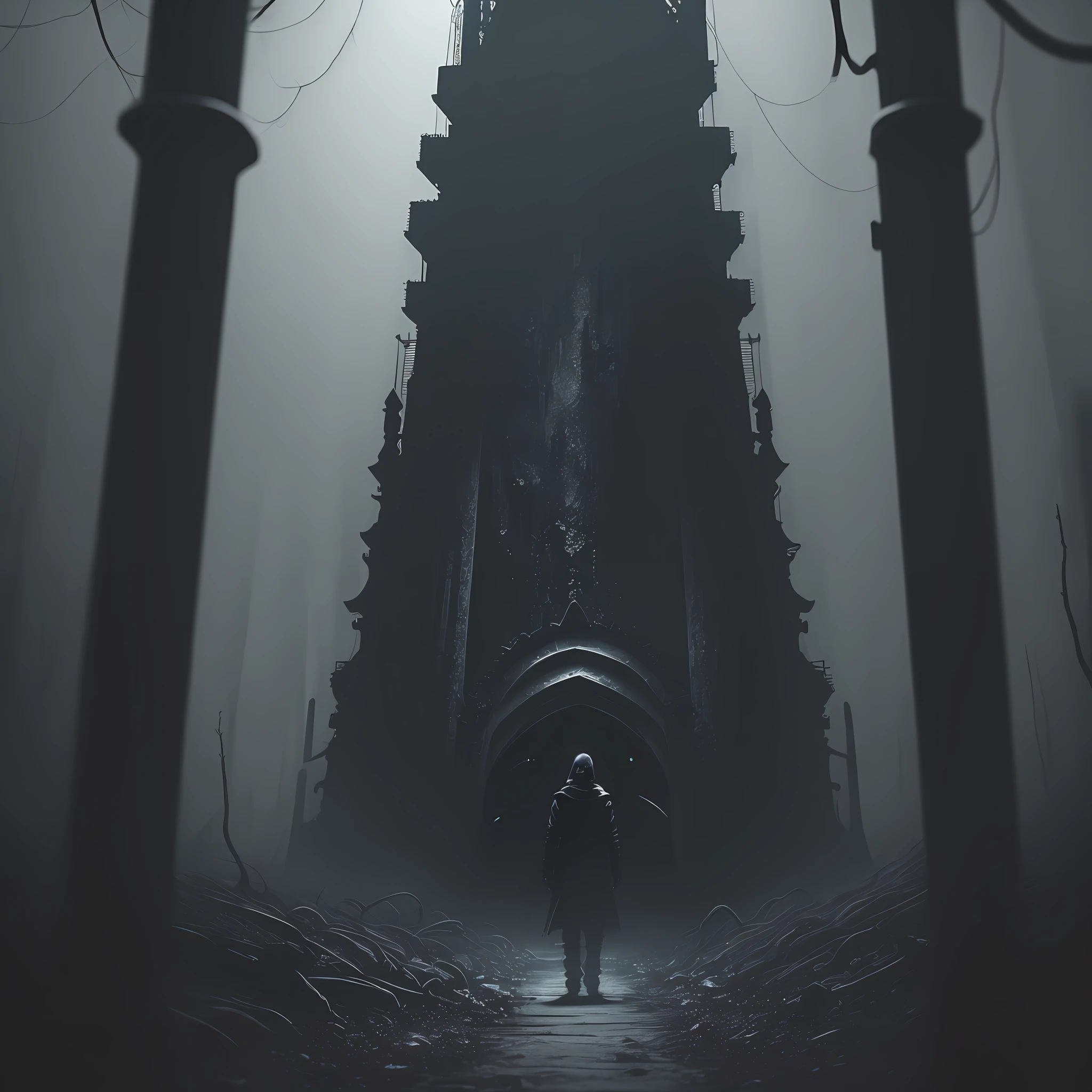 Underworld, dark colors, horror, 8k qualities, cinematic focus