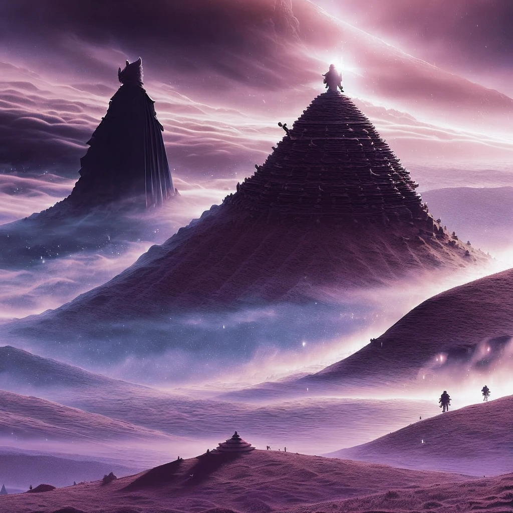 Knight, Holy Sword, Mountain, Giant, Divine, Mysterious