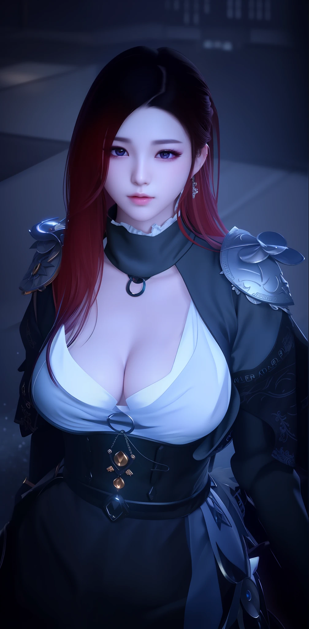 (extremely detailed CG unity 8k wallpaper), the most beautiful artwork in the world, 1girl, upper body,kpop idol, sadistic face,