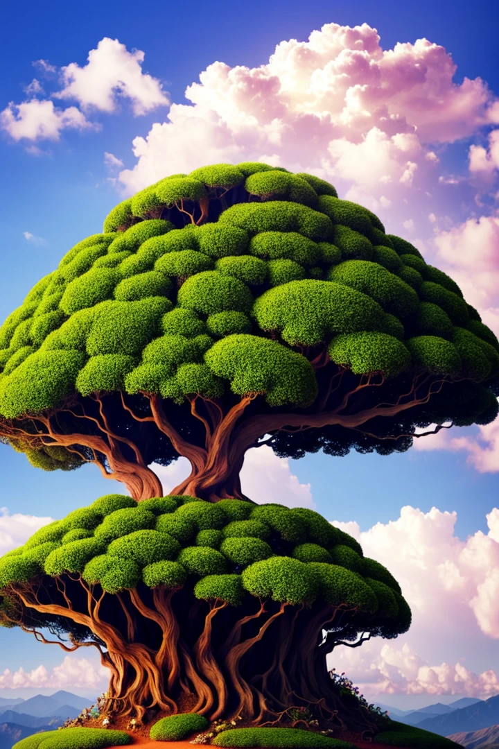 cloud-shaped anthill, high quality detail, fantasy