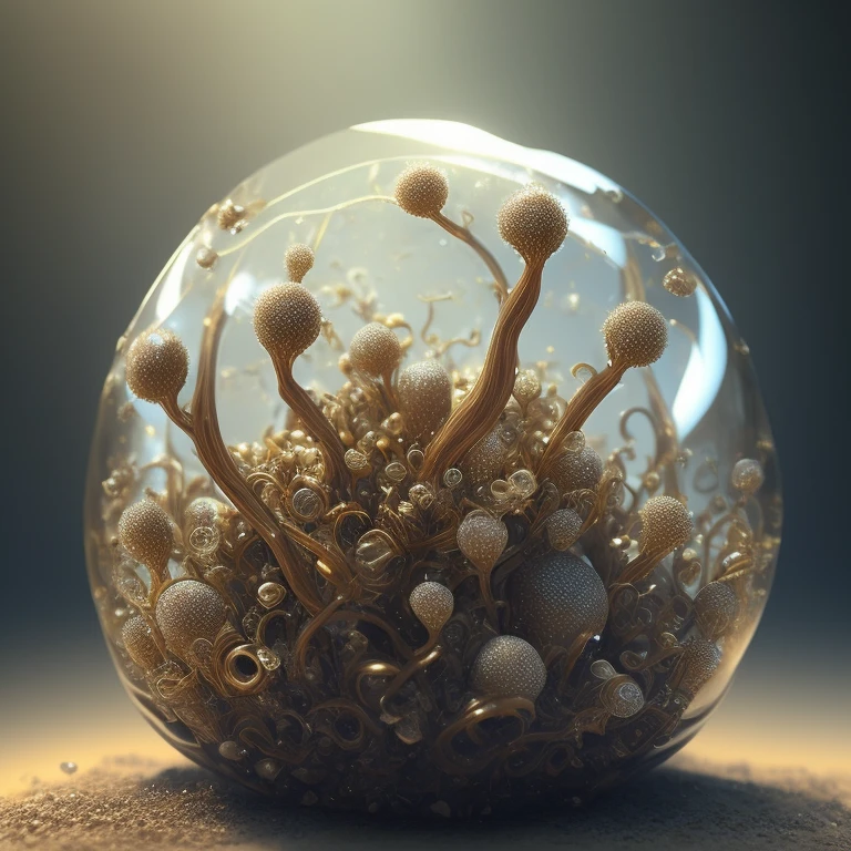 Glass aesthetic anthill, fantasy, high quality details
