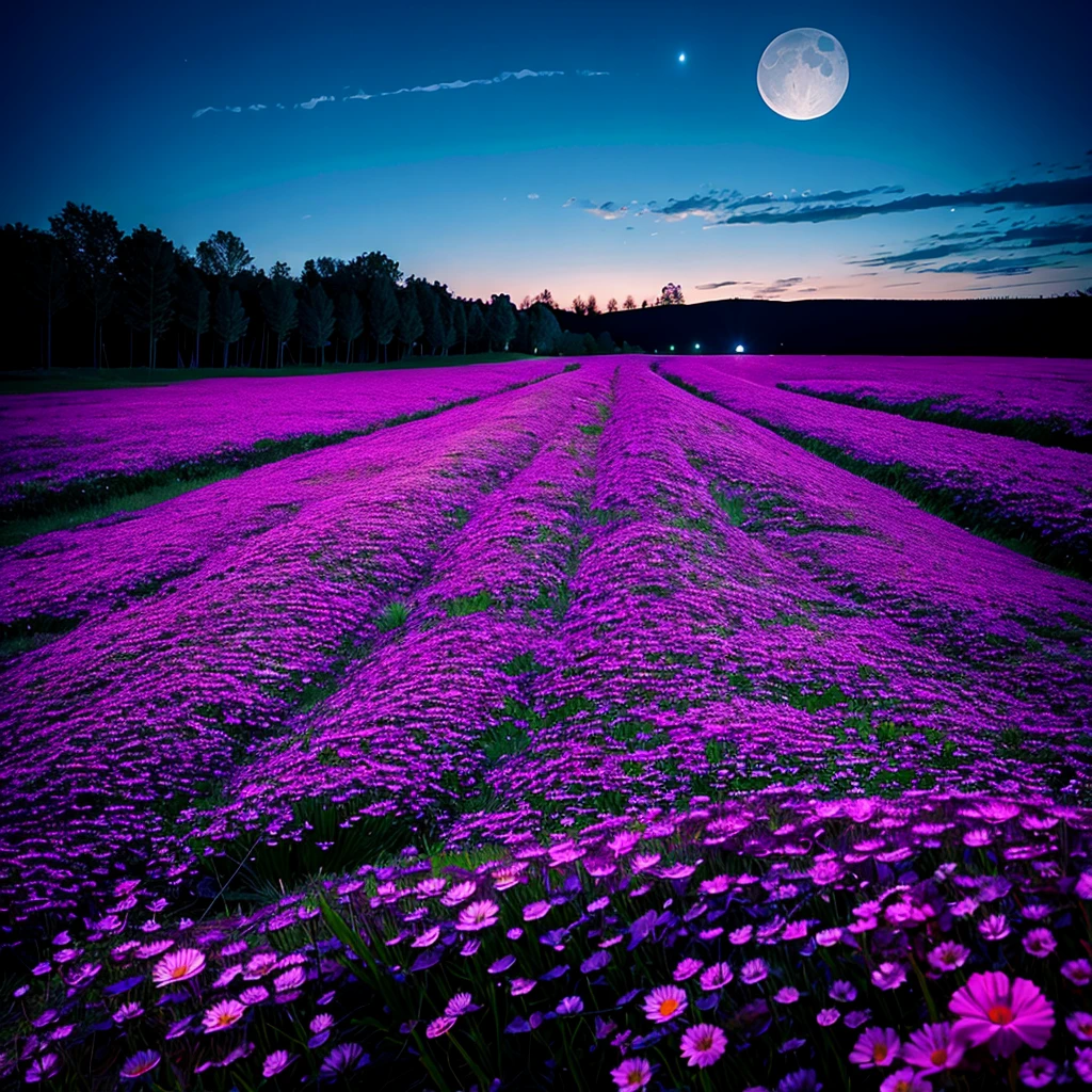 a moonlit night