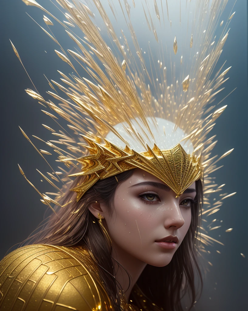 Gold and white, Spiderman, Dripping Filler, Heavy Rain, Amazing, Very Station Trends, Unreal Engine 4K, Stanley Artgerm Lau movie wallpaper, Wlop, Rosslautger, James Jean, Andrei Riaboritchev, Marc Simonetti, James Jean and Gustav Klimt background, Julie Bell's lights, 4k, golden liquid, zdislaw beksinski style, detailing, 8k, dynamic lighting, gold chromatic aberration, dampness