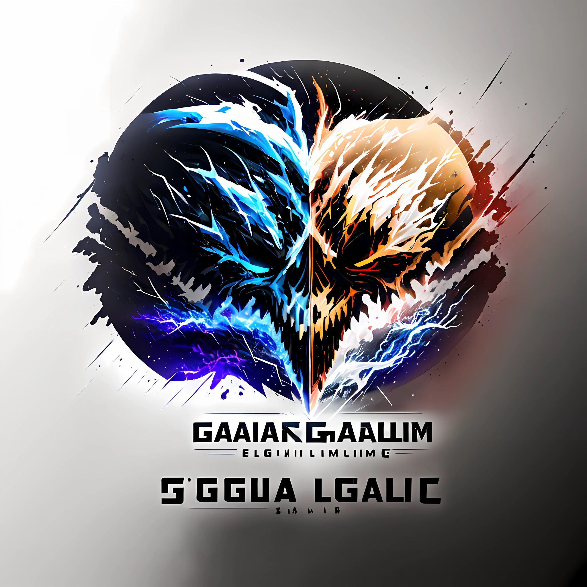 Create a team badge, with a skull and lightning bolts going through it and the name of the team that has to be written on the shield, would be dark power legends
