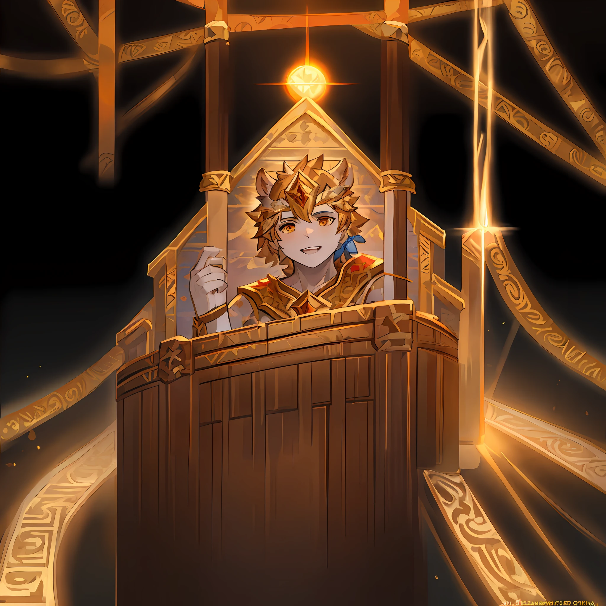 Arena of Valor(yorn), god of the sun, boy, master piece, bow, character