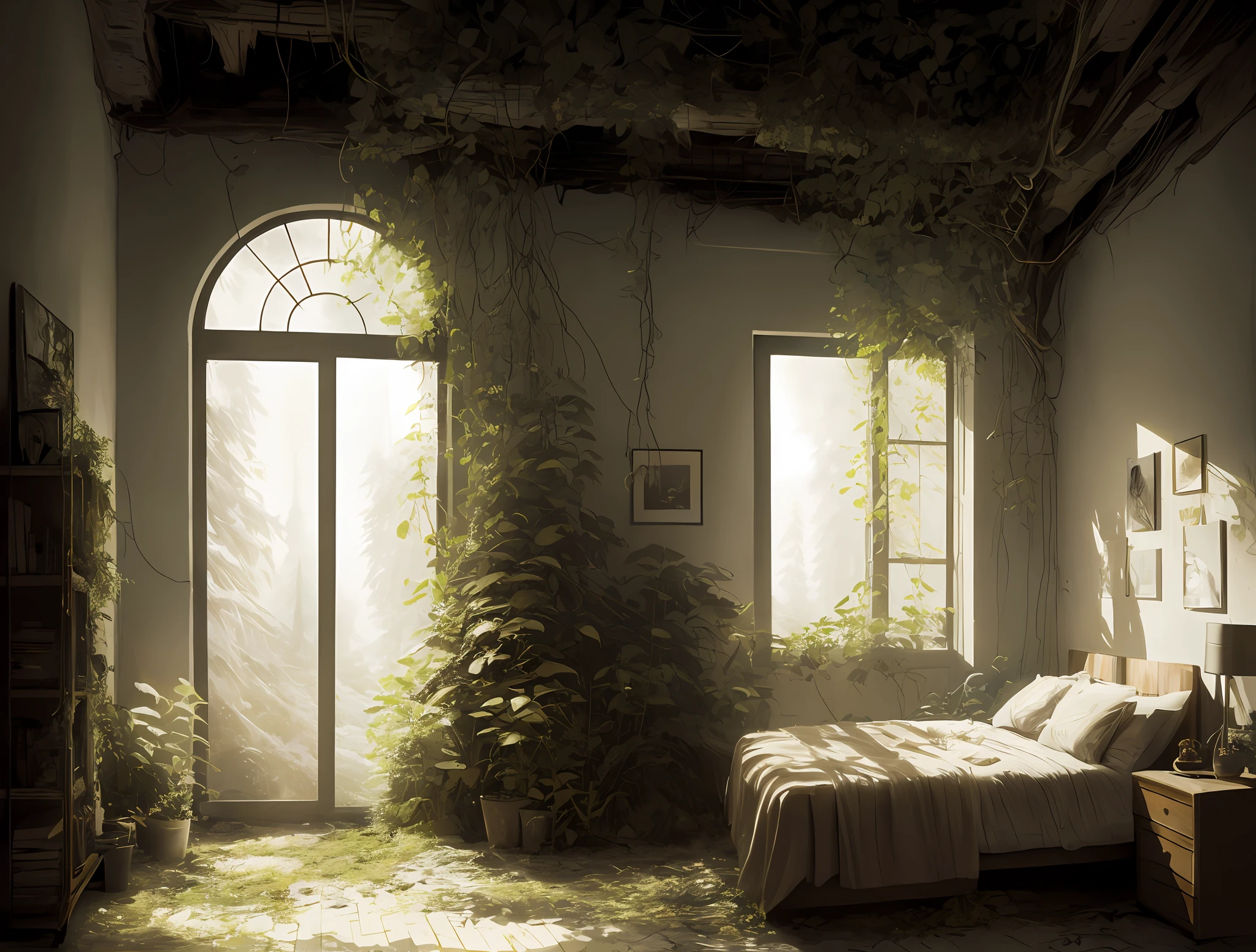 Edge Light, Amazing, Fine Detail, Official Art, Best Quality, Masterpiece, Ultra High Resolution, (Realisticity: 1.4), Original Photo, Cinematic Lighting, 1Girl, Mountaineering, Dense Forest, Dense Grass, Blue Sky and White Clouds