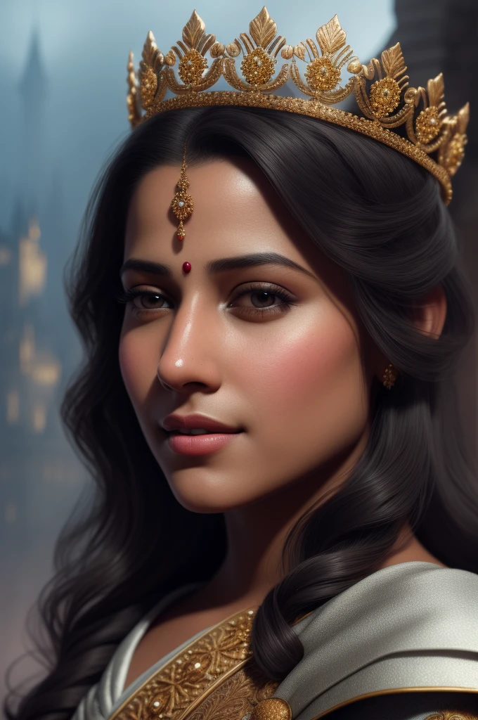 lavanya as a medieval princess stganding in front of a castle, princess robe, crown, masterpiece, best quality, highest quality, cinematic lighting, (volumetric lighting), extremely detailed CG unity 8k wallpaper, focused, 8k wallpaper, 4k wallpaper, extremely detailed, ultra realistic, photorealistic, sharp focus, absurdres, (HDR:1.2), (high contrast), photograph, detailed and intricate, instagram, portrait, highly detailed, digital painting, artstation, concept art, smooth, sharp focus, illustration, cinematic lighting, Style-Princess,