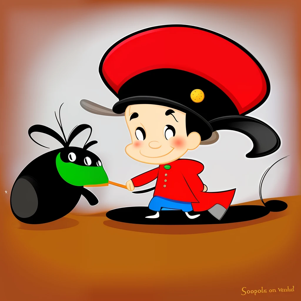 Ant in a thieves' hat