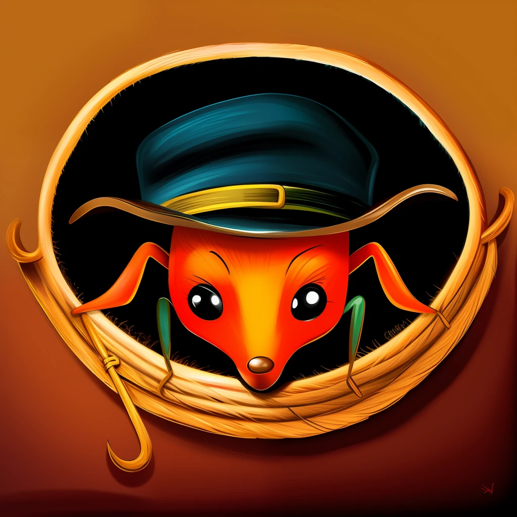 Ant in a thieves' hat