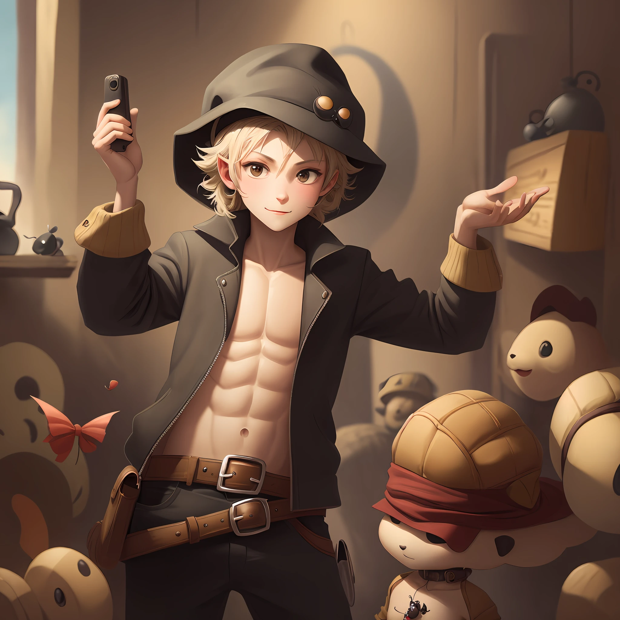 Ant in a thieves' hat