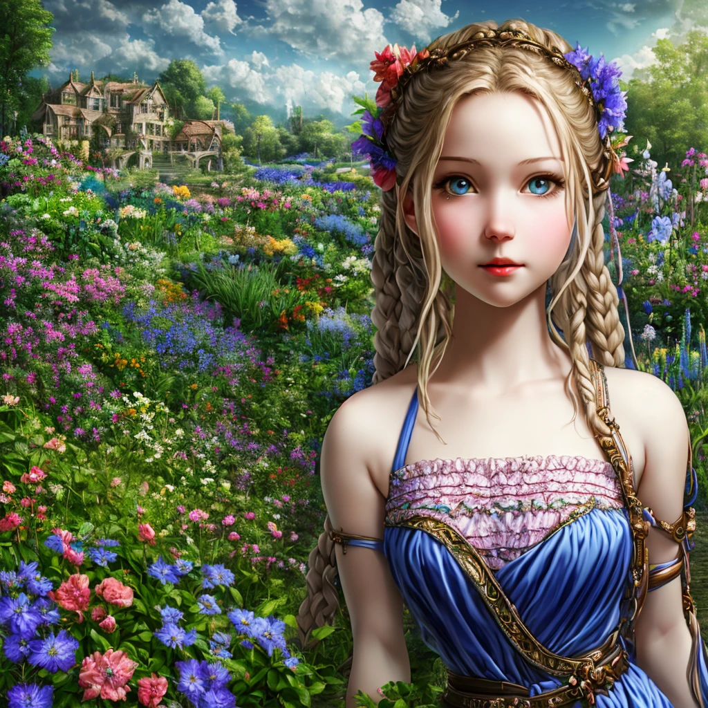 masterpiece, best quality, highly detailed, highres, hdr, 1girl, solo, (rebecca bluegarden)++