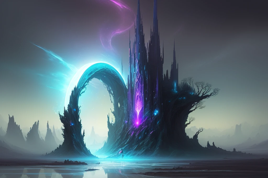 (masterpiece, best quality:1.2), illustration, 8k wallpaper, colorful, (portal:1.1), (otherworldly creature:1.2), (magical energy:1.1), (floating debris:1.05), (dark and mysterious environment:1.05), (multiple arms:1.05), (glowing third eye:1.1), (bright light:1.05), (illumination:1.05), (fantasy:1.15), (surreal:1.1), (enigmatic:1.05), (intriguing:1.05), (ethereal:1.08), (mystical:1.1), (cosmic:1.05), (interdimensional:1.1), (unearthly:1.05), (spellbinding:1.1), (unforgettable:1.05), (fantasy art:1.1), (digital art:1.05), (magical realism:1.08), (epic:1.1), (concept art:1.05), (highly detailed:1.1), (cinematic:1.05), (surrealism:1.05), (mystery:1.05), (astonishing:1.1), (by Andrey Surnov:1.05), (mind-bending:1.1), (fascinating:1.05), (unbelievable:1.05), (otherworldly landscapes:1.1), (breathtaking:1.05), (incredible:1.05), (portal opening:1.05)