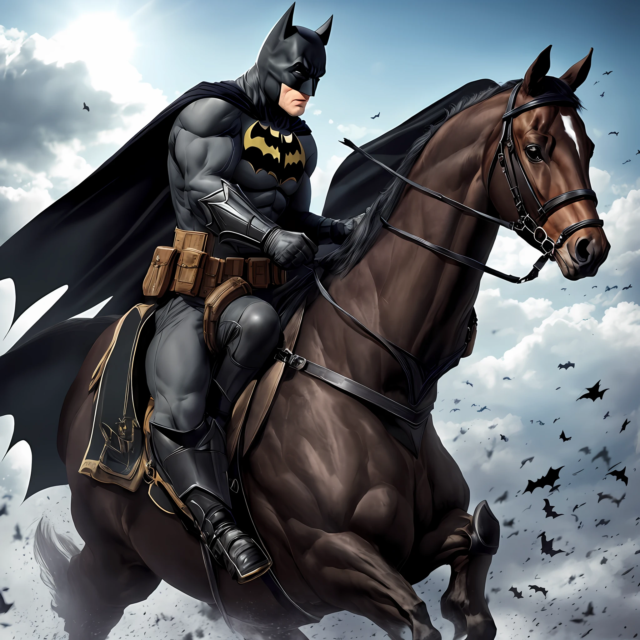 Batman in the horse