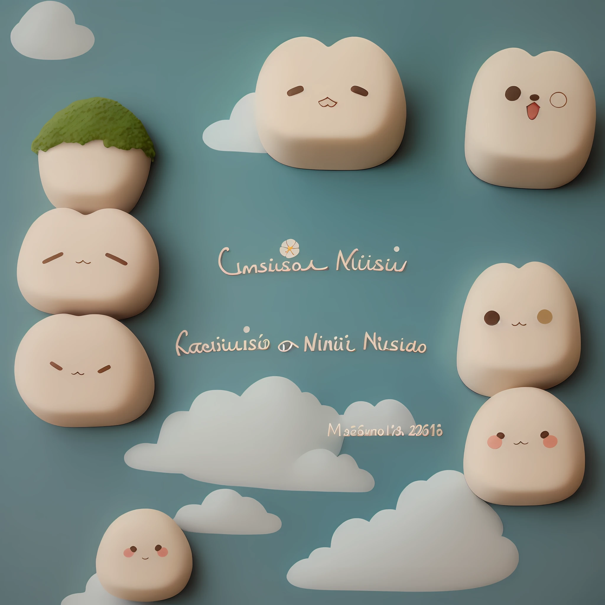 cute logo studio ghibli style Katiuscia Messias
