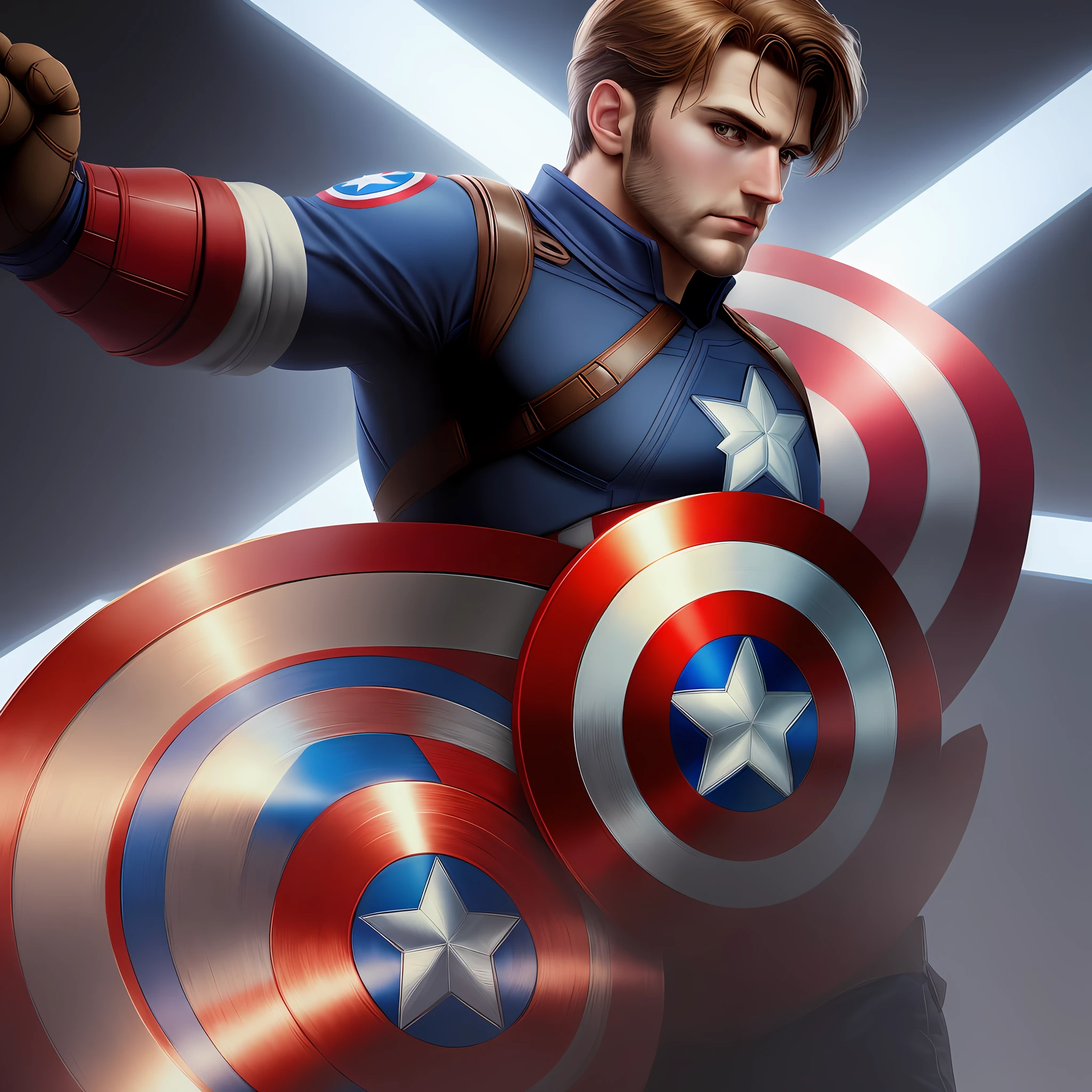 teddy bear with captain america's outfit, UHD, 1080P, 4K