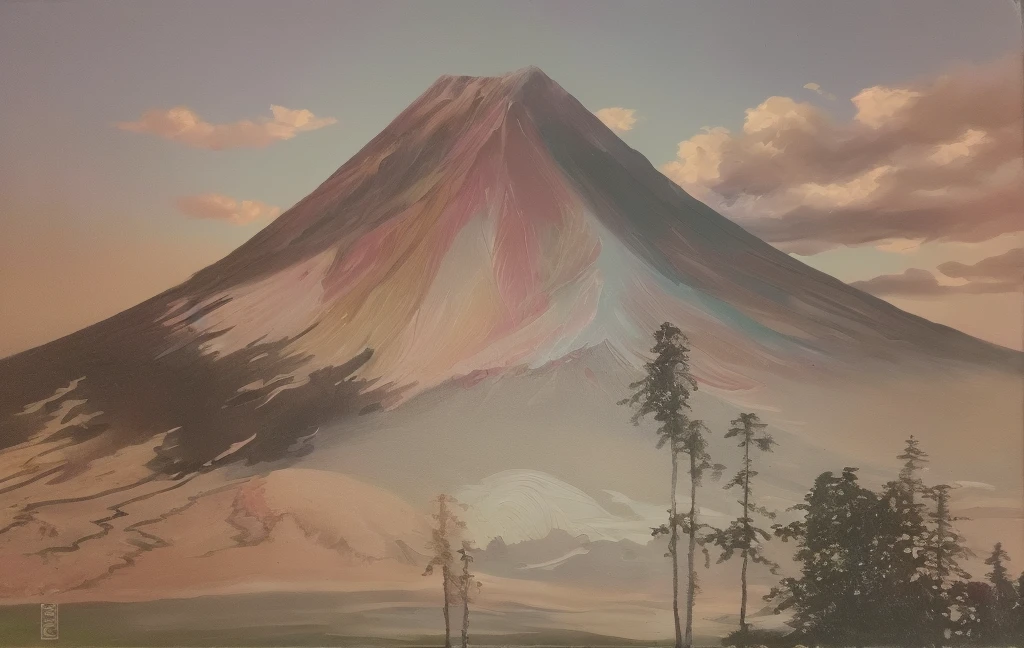 Recreate the image with oil paint lines
