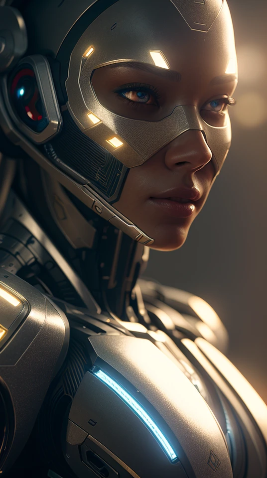 cyborg , photography, soft lighting, soft details, octane, artstation trending, ultra high detail, ultra realistic, cinematic,16k