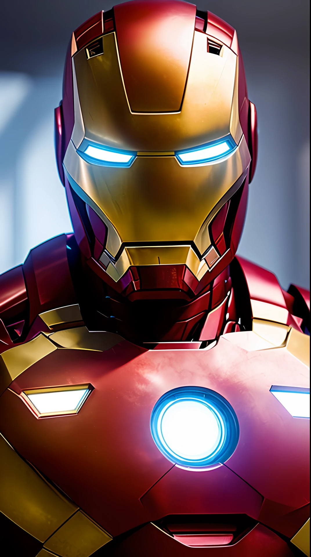 Iron Man Tony Stark, no helmet, photography style with soft lighting and delicate details. Rendered with Octane and artstation trending techniques, this ultra-high detail and ultra-realistic image has a cinematic feel. The resolution is a staggering 16K.