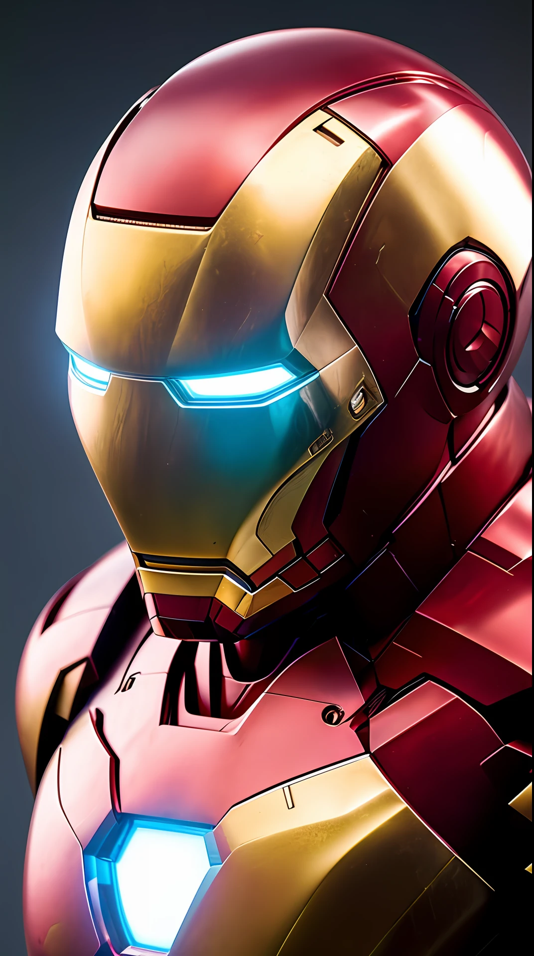Iron Man Tony Stark,(( no helmet)), photography style with soft lighting and delicate details. Rendered with Octane and artstation trending techniques, this ultra-high detail and ultra-realistic image has a cinematic feel. The resolution is a staggering 16K