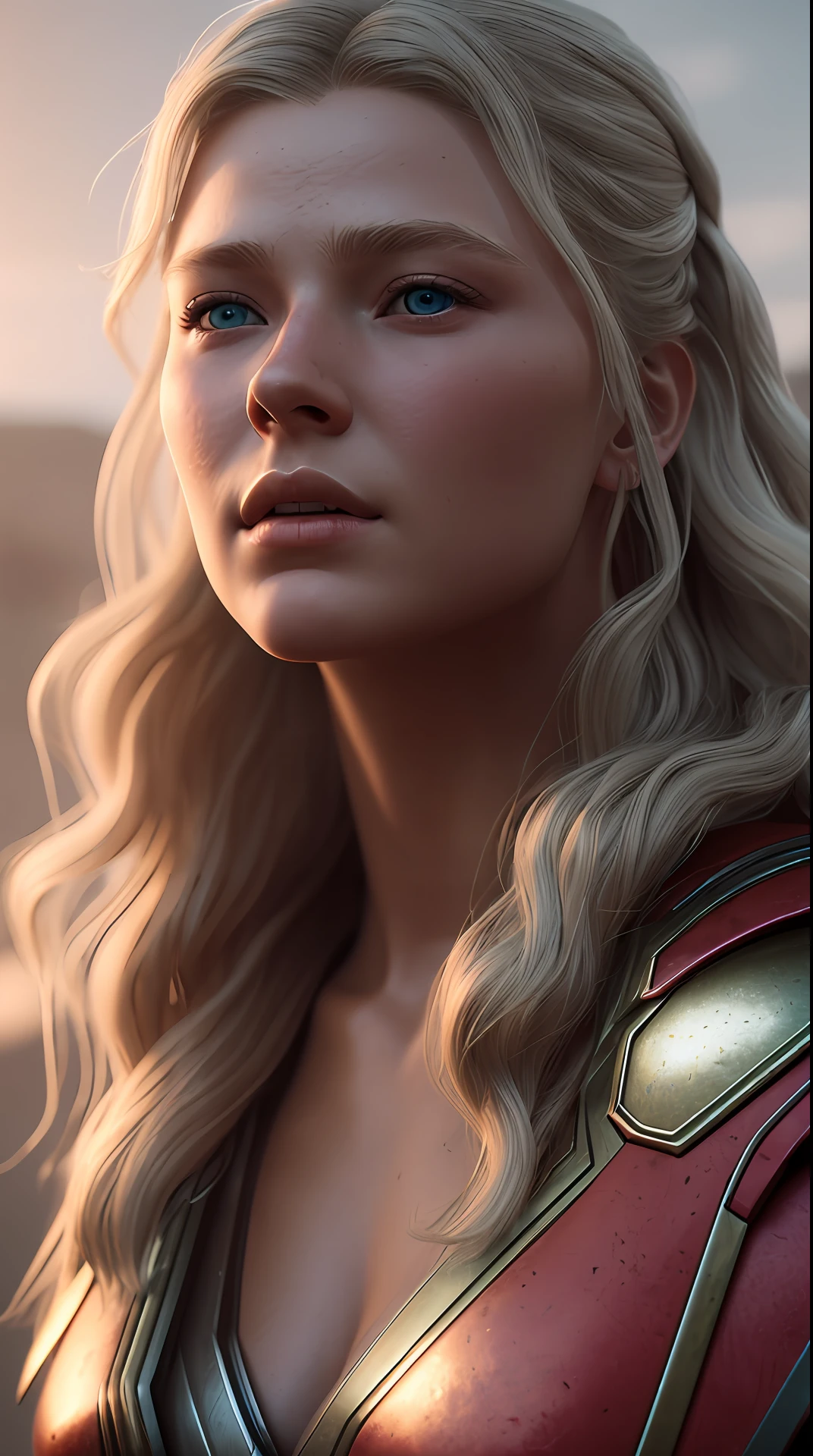 woman thor, photography, soft lighting, soft details, octane, artstation trending, ultra high detail, ultra realistic, cinematic,16k