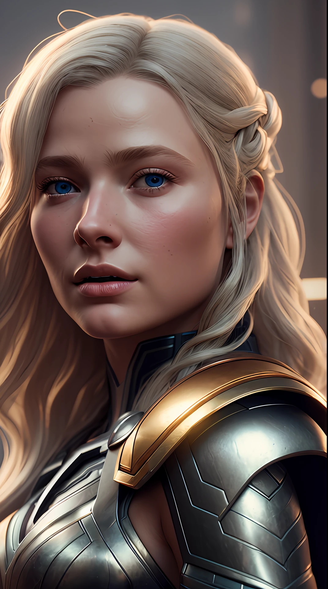 woman thor, photography, soft lighting, soft details, octane, artstation trending, ultra high detail, ultra realistic, cinematic,16k