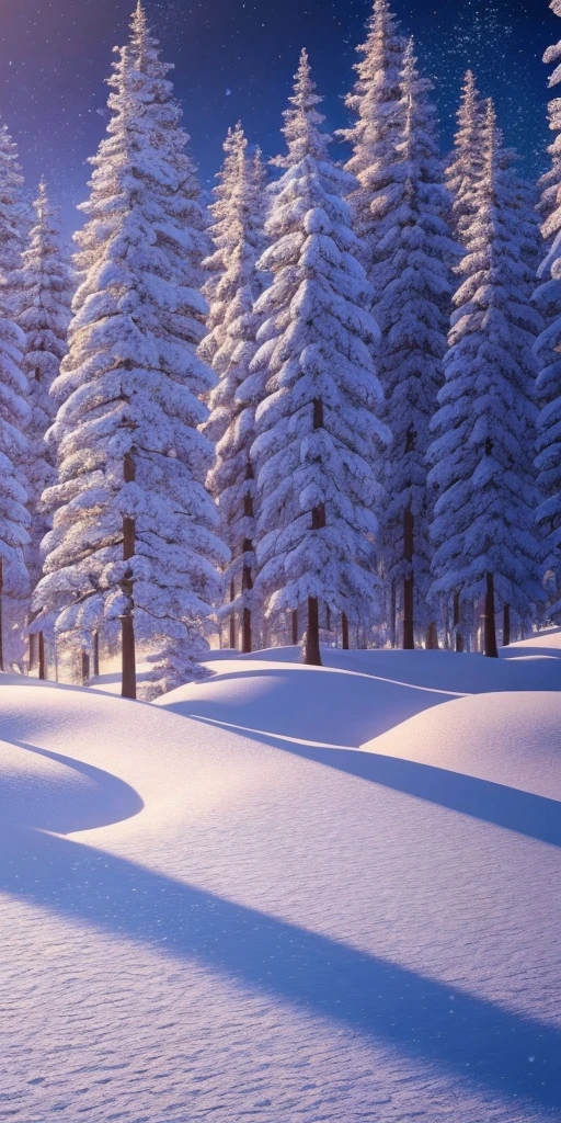 Masterpiece, best quality, high quality, extremely detailed CG unified 8k wallpaper, vast and quiet taiga stretching to the horizon, lush greenery harmoniously gathered together, fresh breeze whispering through the leaves, frozen ground covered with crystal snow, creating stunning peaceful landscapes, bokeh, depth of field, HDR, blooming, chromatic aberration, realism, very detailed, trends on artstation, trends on CGsociety, intricate, high detail, dramatic, art by midjourney--v6