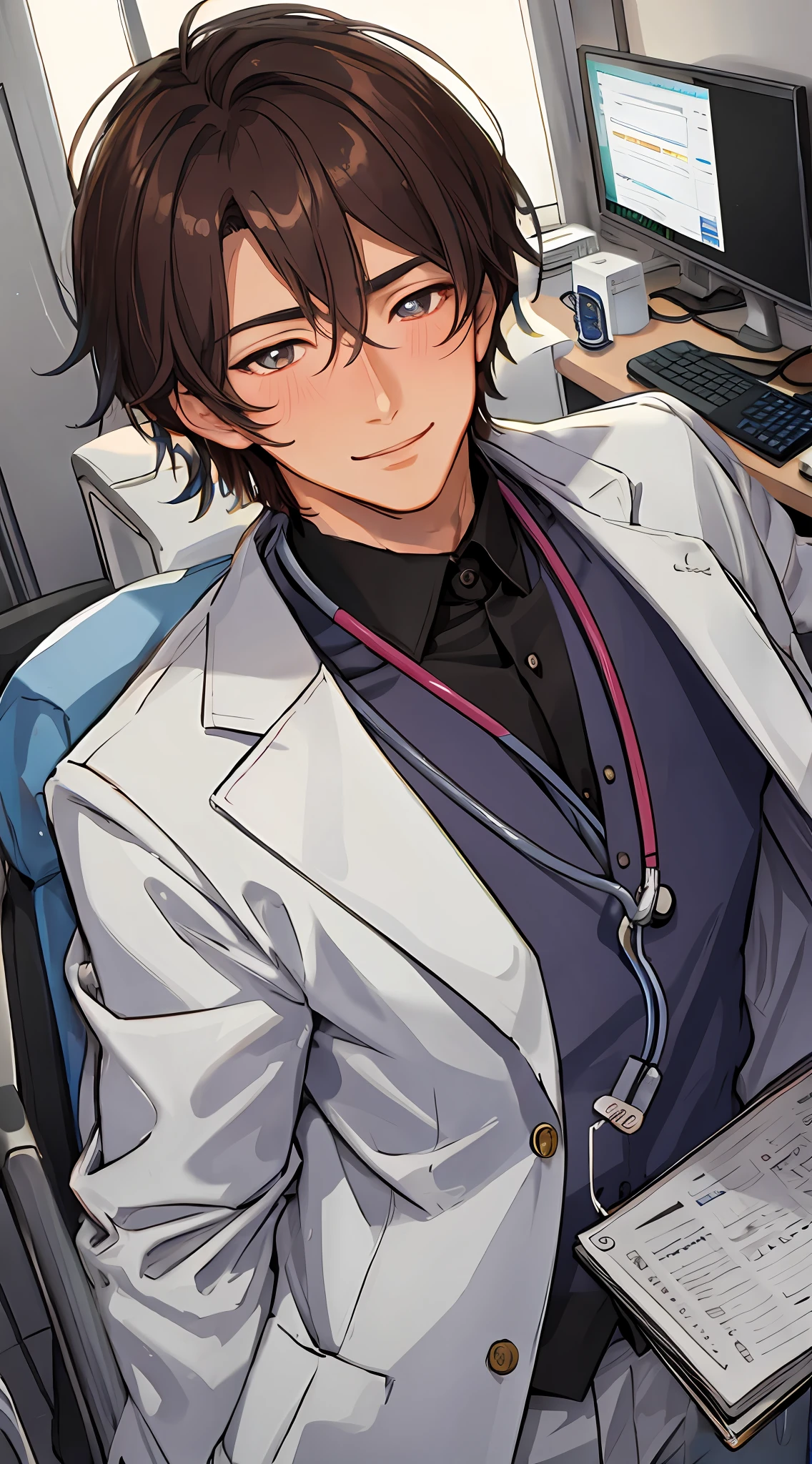 modern hospital background