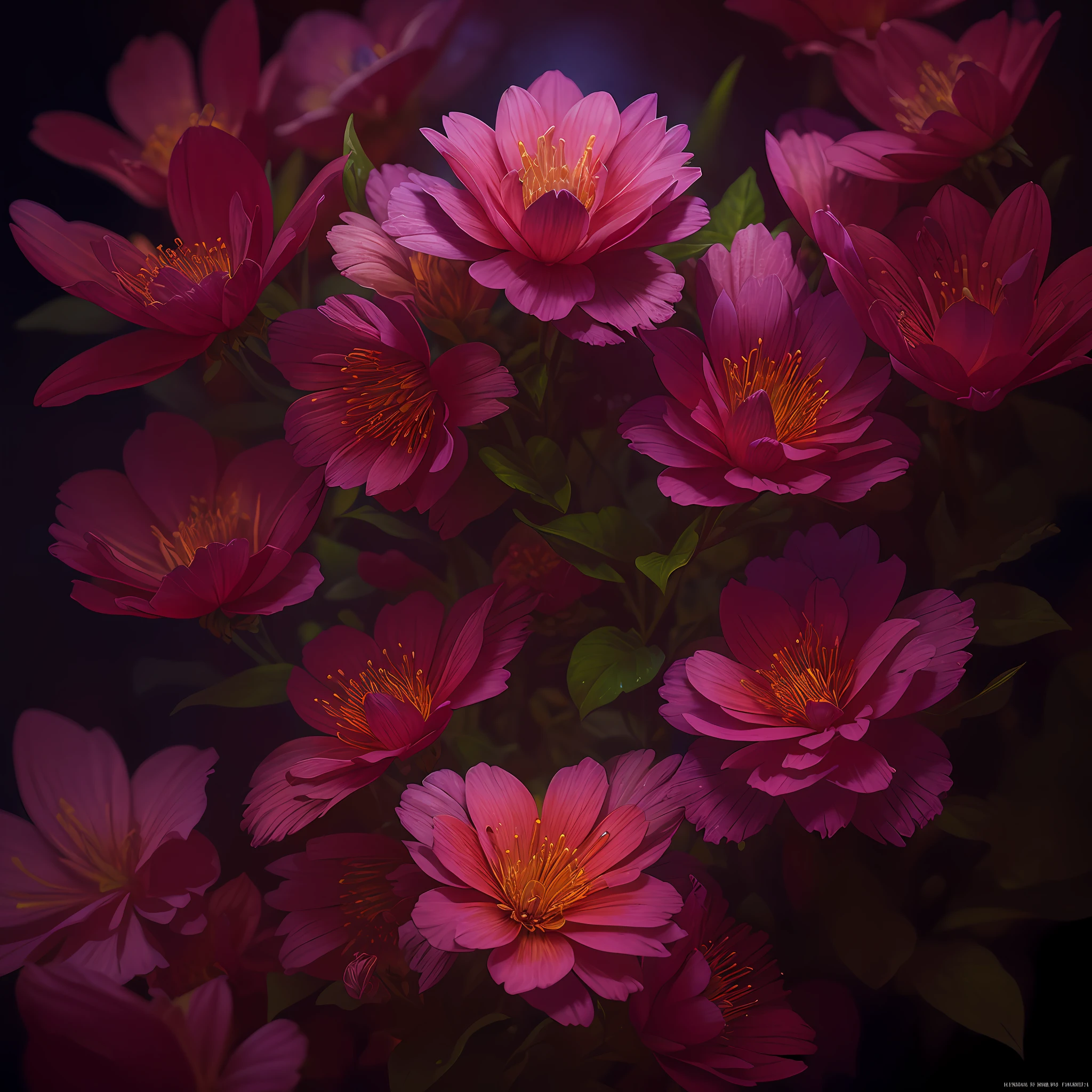 A flower by Casey Weldon, Olga Kvasha, Miho Hirano, hyperdetailed intricately detailed gothic art trending on Artstation triadic colors Unreal Engine 5 detailed matte painting, deep color, fantastical, intricate detail, splash screen, complementary colors, fantasy concept art, 8k resolution, gothic deviantart masterpiece, (dark shot:0.9), art by greg rutkowski and artgerm, soft cinematic light, adobe lightroom, photolab, hdr, intricate, highly detailed,