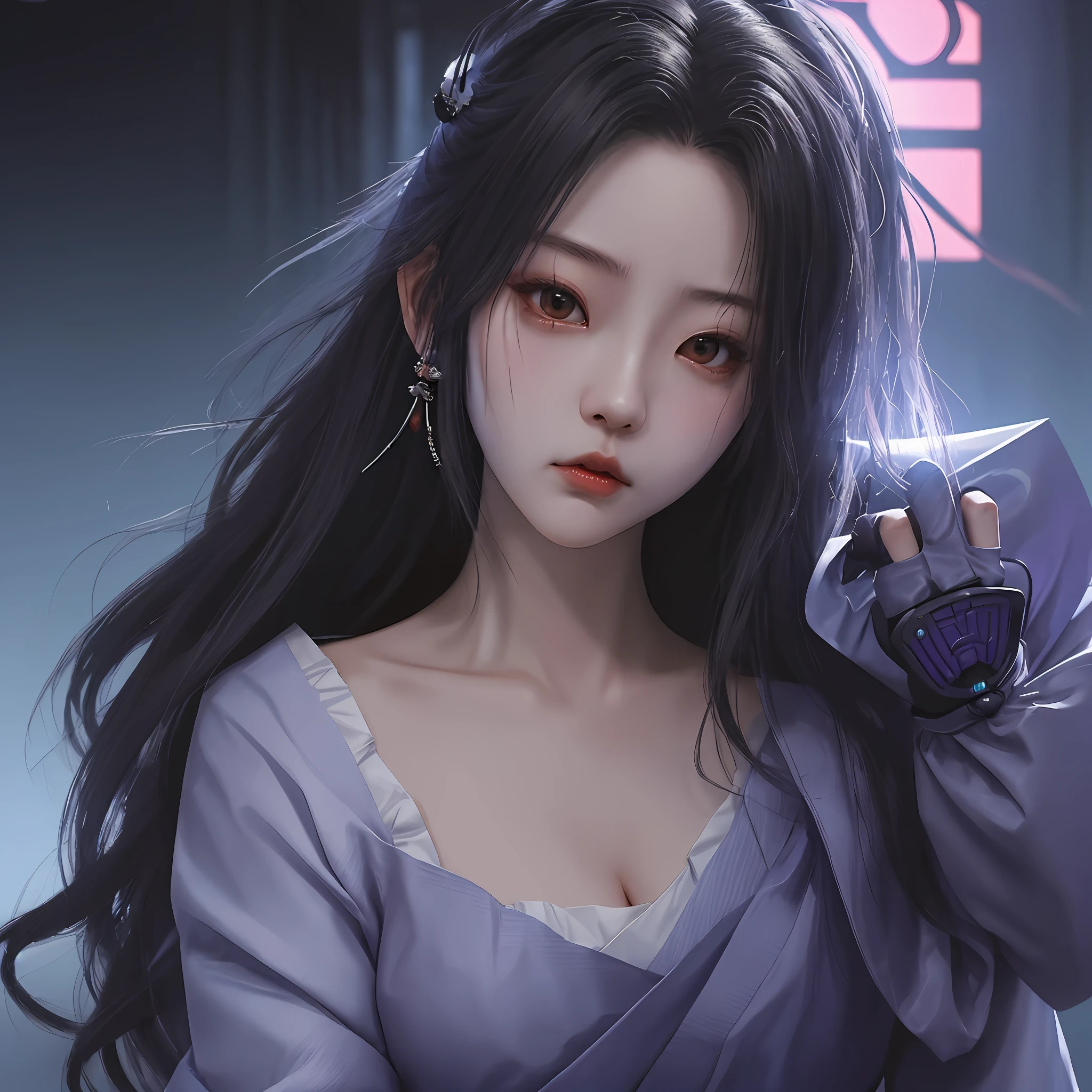 Become the original CyberSamurai Princess as Ayame Chō Dawn's mantle as she wakes up for The Fang Society Sheds blood and Destroys names as she has lost all Regret for everything because she now only wants to kill.