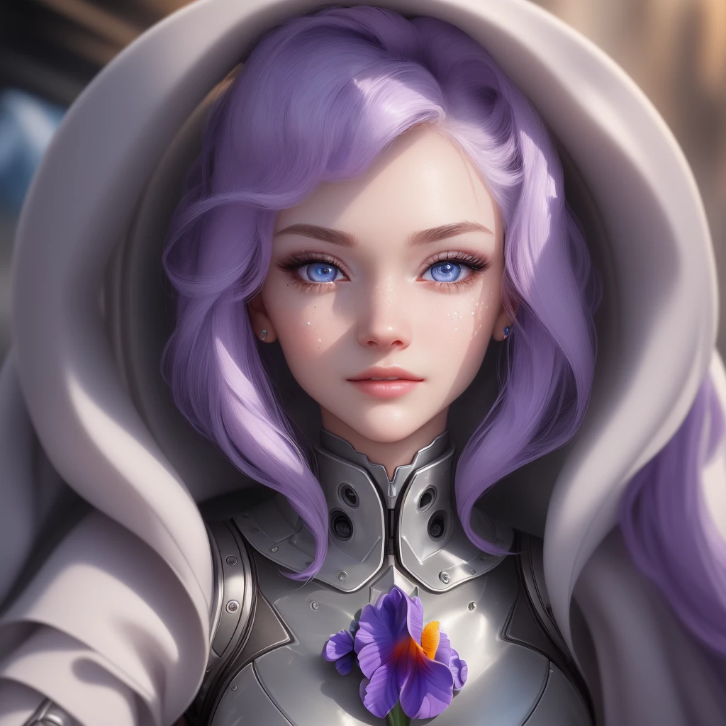 "(Dent in the skin) (Detailed face: 1.1), (Outlined iris), (Hydrocolored lenses), (Perfect eyes), 4K, Gorgeous, (Masterpiece: 1.2), (Best quality: 1.2), One romance robot".