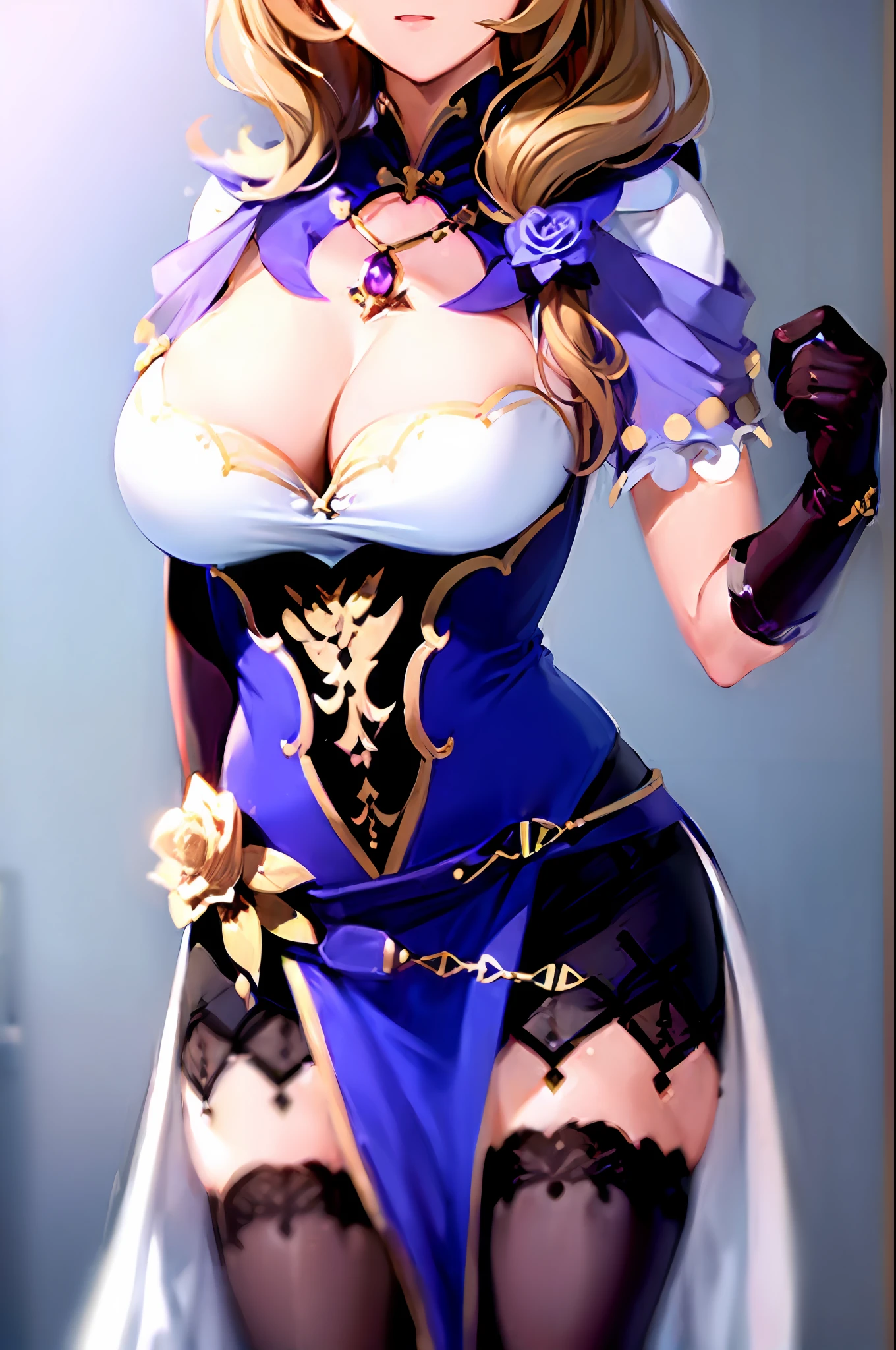 ((Lisa)), (head out of frame:1.9), busty