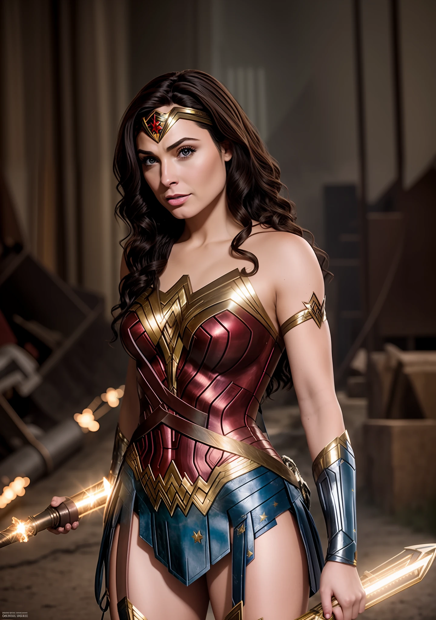 Wonder Woman realista, 8k