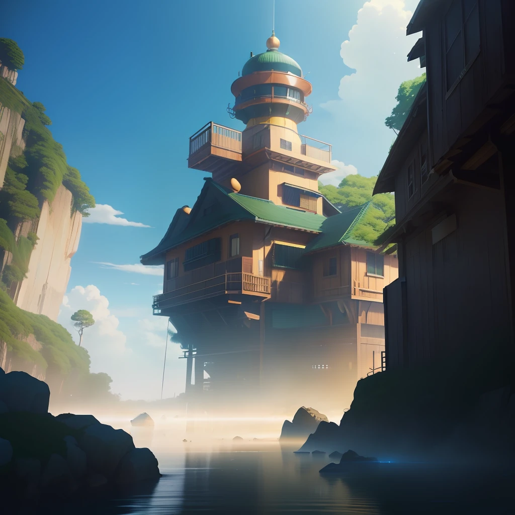 One pieces, studio ghibli style, octane rendering, 8k, masterpiece
