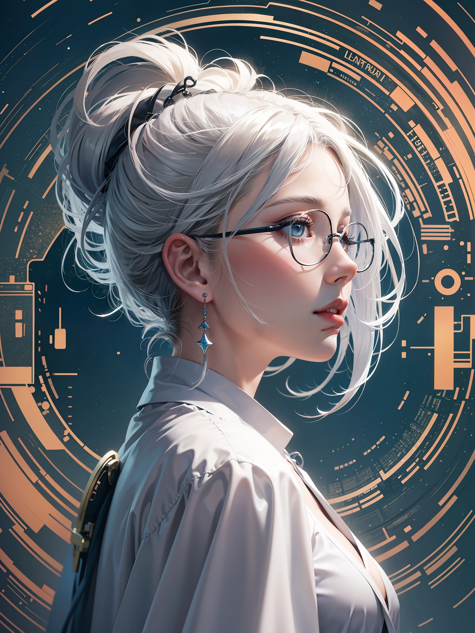 Silver hair
