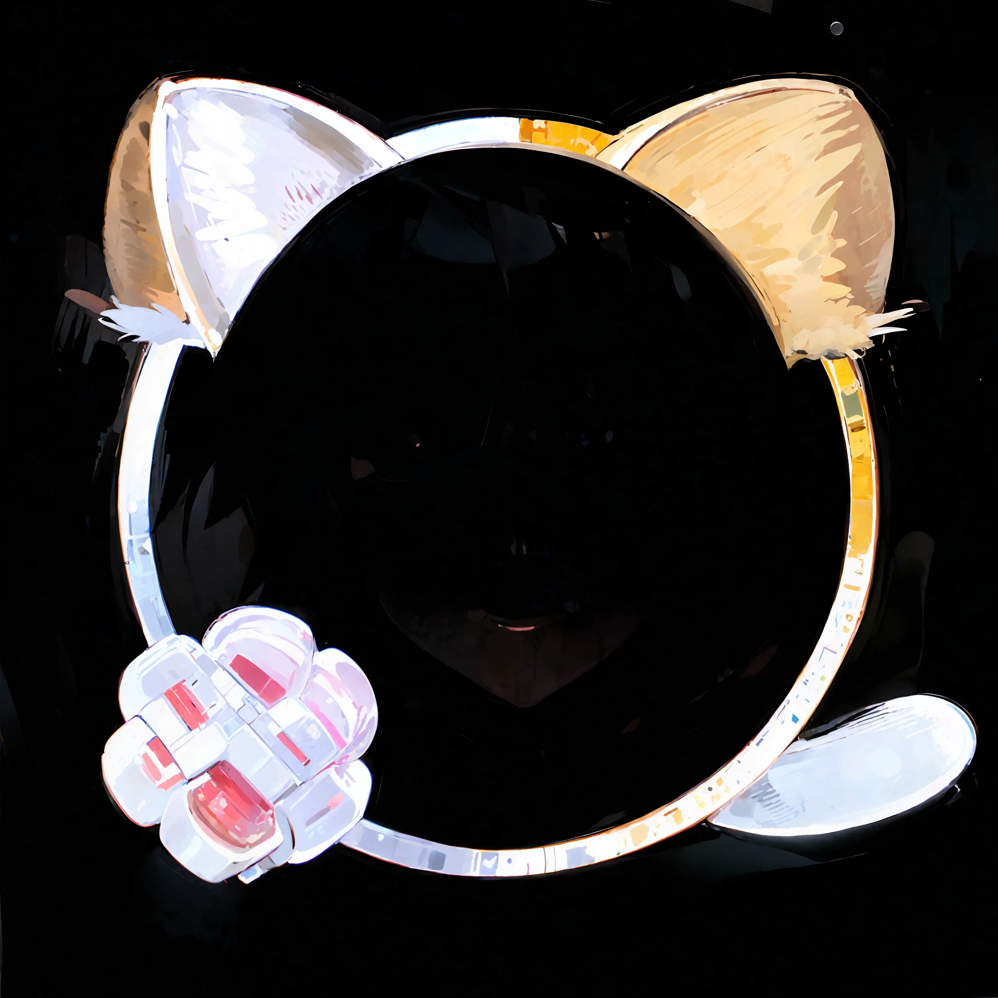 Close-up of a little raccoon with a bow, little raccoon ears and tail, little raccoon ears and cat tail! , little raccoon ears, little raccoon theme logo, little raccoon, anime little raccoon, neko, little raccoon, furraffinity, little raccoon ears, kawaii little raccoon, cute ears, little raccoon design, little raccoon, infinity symbol like little raccoon, calico