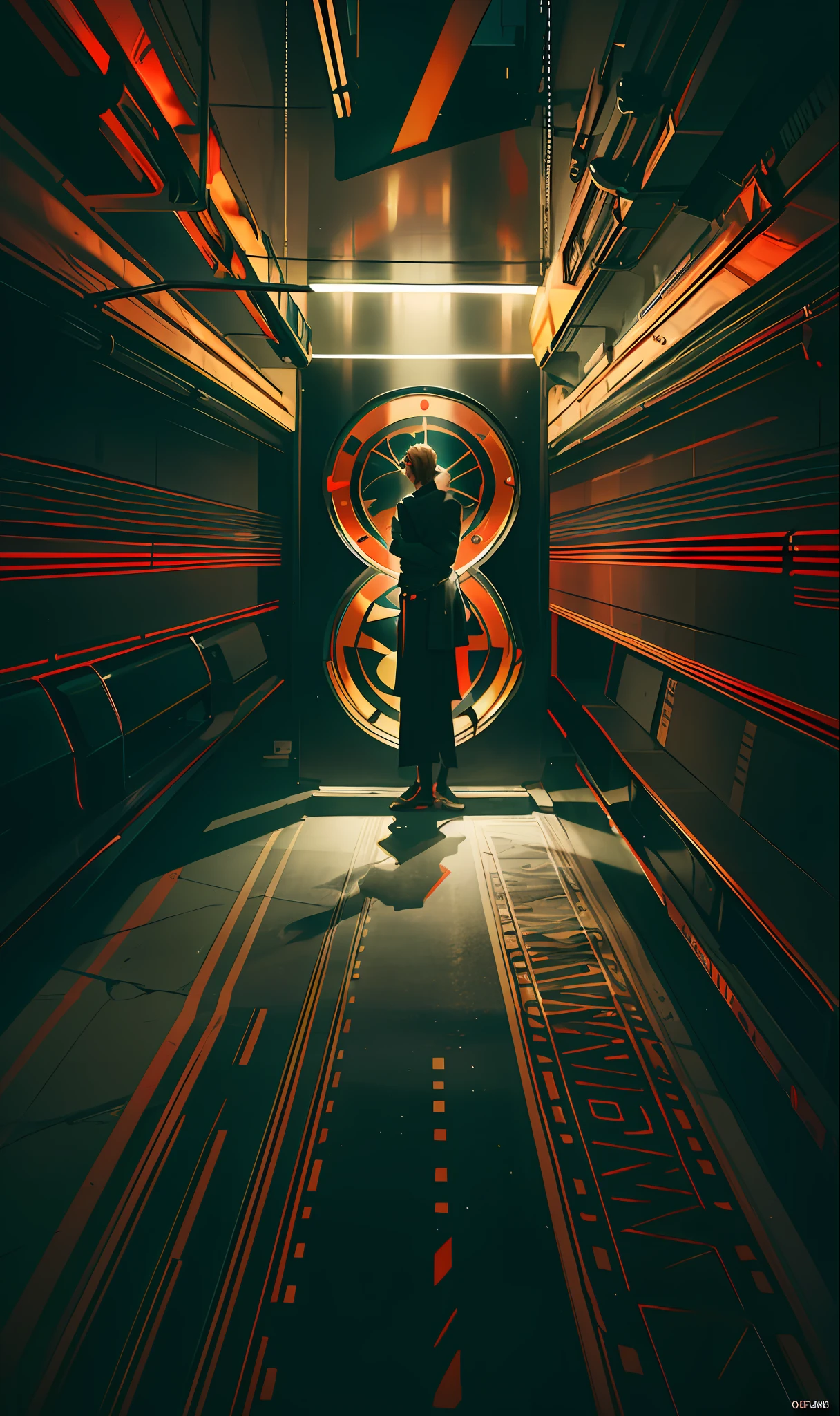 Poster, Party King Shines, Dual Character Image, Rebellious, Black, Leather, Colorful, Artdeco, ((Ultra Wide Lens)), Tone Mapping, Dramatic Lighting, (8K Resolution), 8K, 8Kres, Masterpiece, Best Quality, High Quality --v6