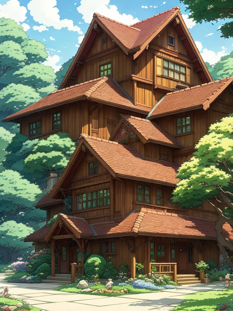 anime scene of a house with a porch and a garden, ghibli studio style, studio ghibli environment, style of studio ghibli, studio ghibli aesthetic, ghibli studio art, greg rutkowski studio ghibli, studio ghibli artstyle, studio ghibli smooth concept art, studio ghibli art style, studio ghibli concept art, studio ghibli sunlight, cottagecore, cottagecore!!