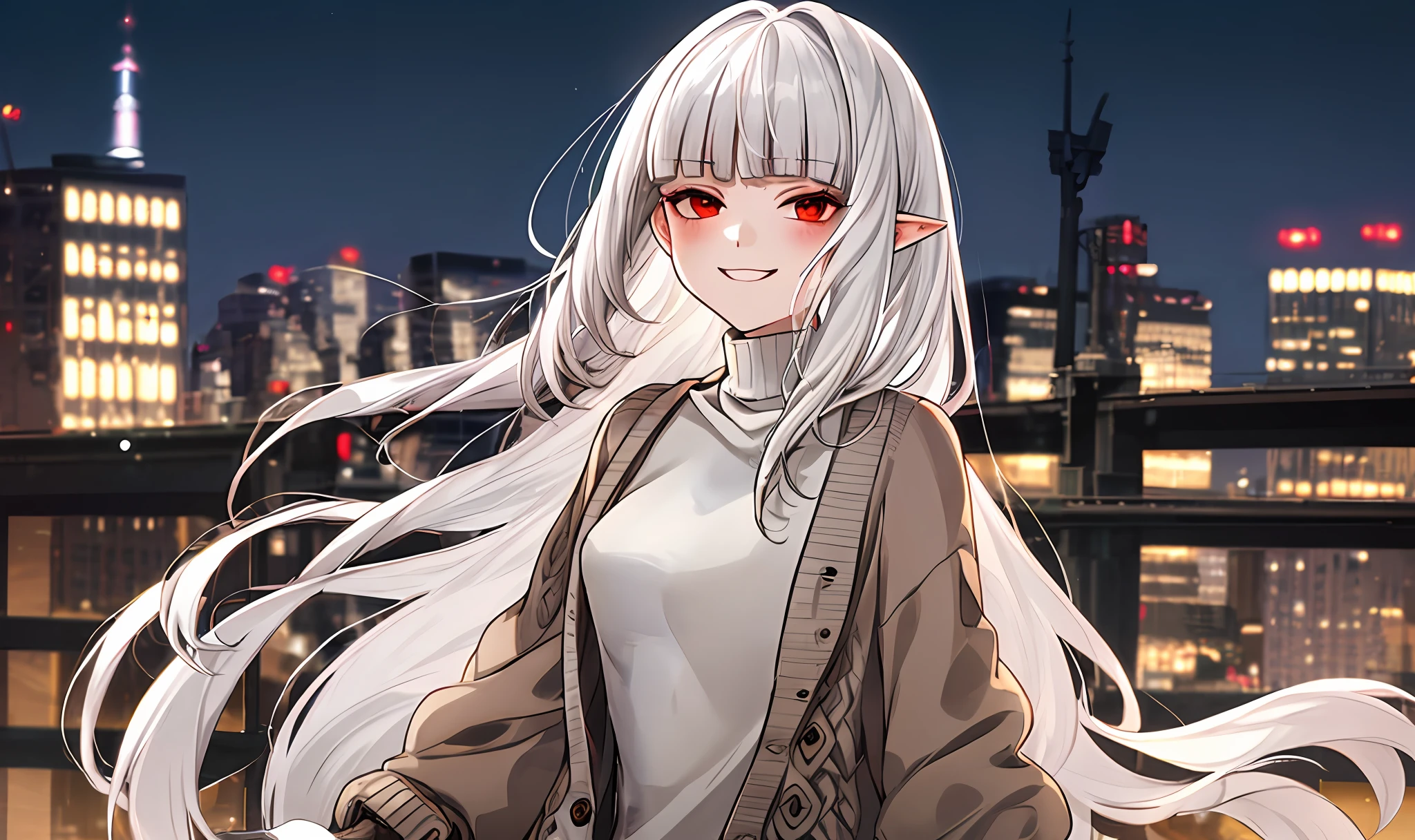 white turtleneck