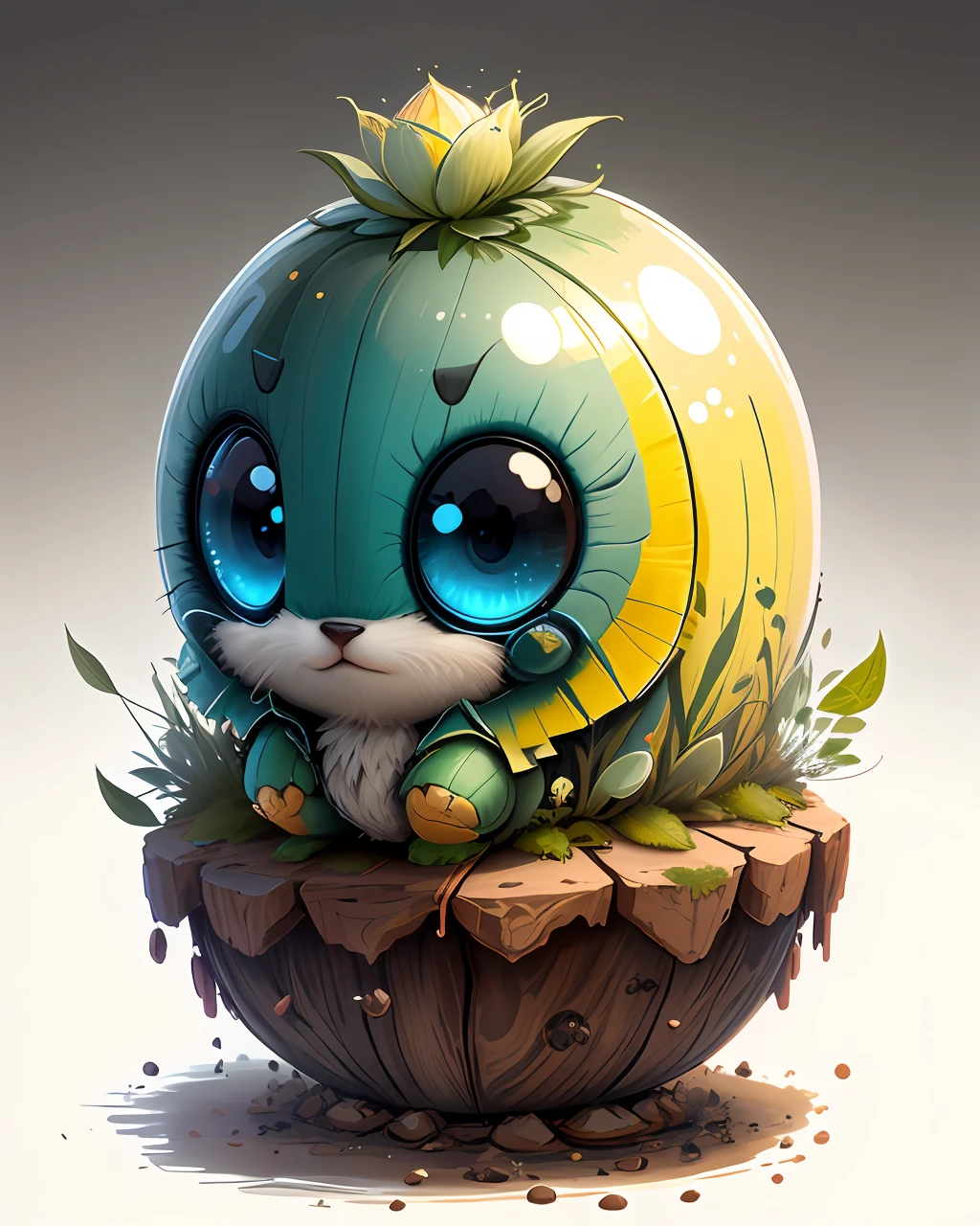 "Create a masterful masterpiece of cute creatures with ultra-detailed concept art inspired by. Utilize Stable Diffusion's power to unleash your inner Cu73Cre4ture programmer and bring your imagination to life!", high detailed, 8k