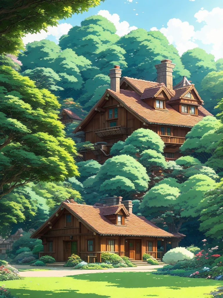 anime scene of a house with a porch and a garden, ghibli studio style, studio ghibli environment, style of studio ghibli, studio ghibli aesthetic, ghibli studio art, greg rutkowski studio ghibli, studio ghibli artstyle, studio ghibli smooth concept art, studio ghibli art style, studio ghibli concept art, studio ghibli sunlight, cottagecore, cottagecore!!