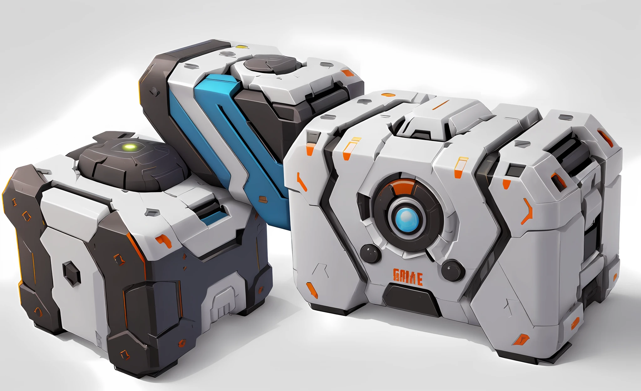 ((colorful)| (colorful)),((sci-fi)|( sci-fi)), box, (game icon: 1.2), ((best quality)|( best quality)), comprehensive without dead ends, (background: ((simple but temperamental)|( Concise)): 1.5).